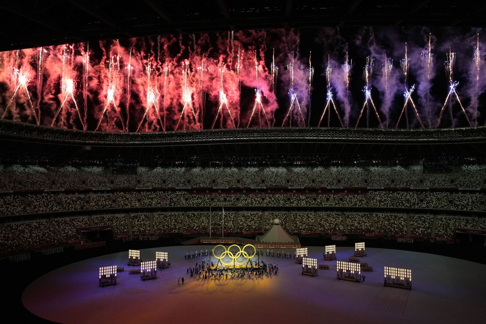 La ceremonia inaugural de los Juegos Olímpicos de Tokio 2020, en imágenes