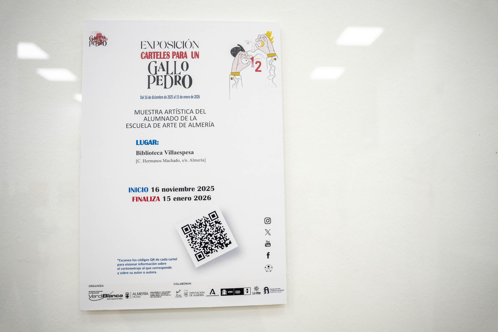Las imágenes de la exposición "Carteles para un Gallo Pedro"