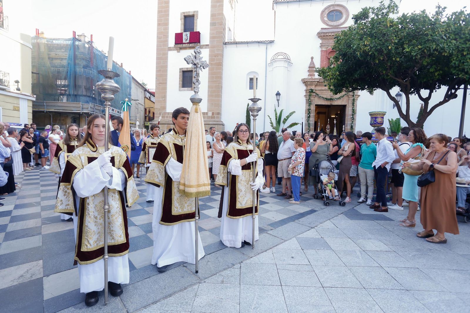 Procesión de la Virgen de la Palma, en imágenes
