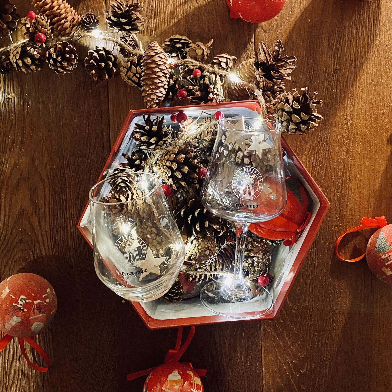 Enrtre los artículos de Colección Cruzcampo, destaca la cristalería.