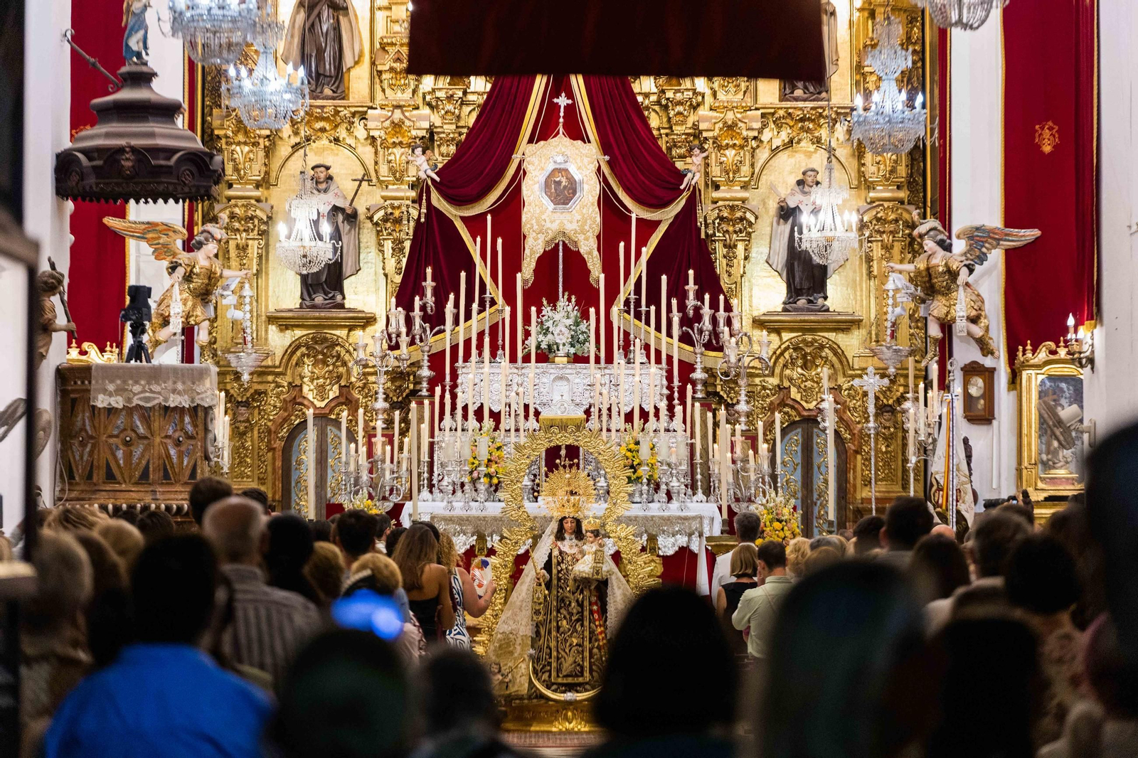Día del Carmen en San Fernando: las imágenes del ángelus de felicitación a la Patrona