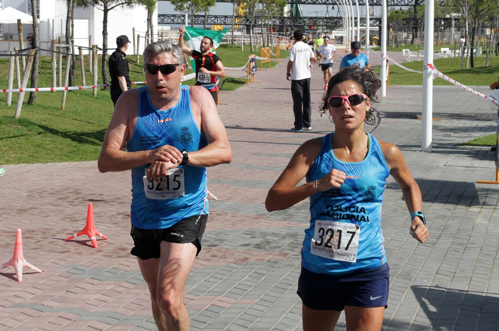 Imágenes de la Carrera Solidaria Ruta 091 organizada por la Policía Nacional