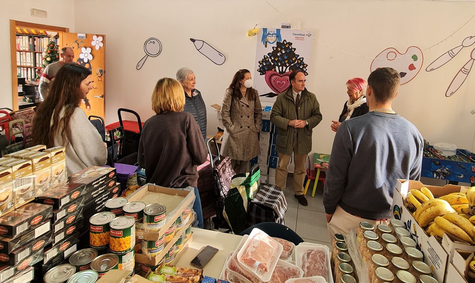 Visita al comedor social “Mis Peques”.