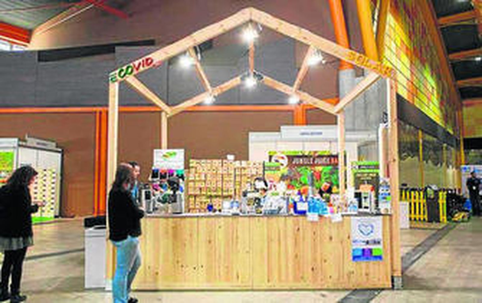 Uno de los estands de la feria.