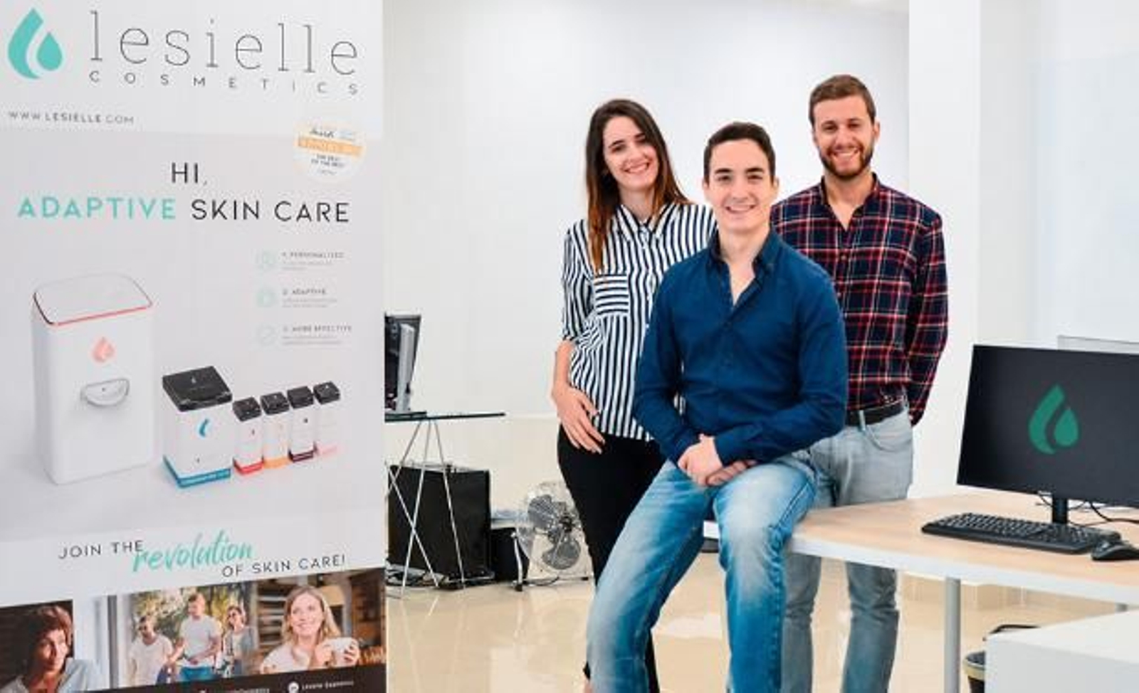 Parte del equipo de Lesielle