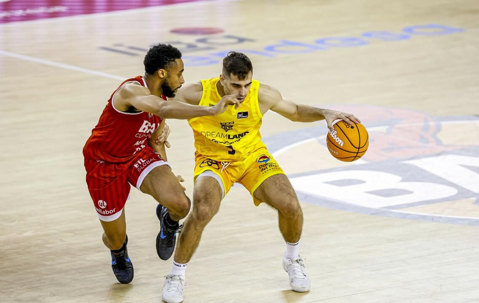 Jovan Kljajic en un partido con el Gran Canaria.