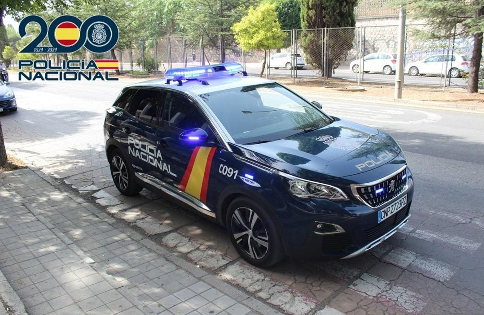 Imagen de archivo de un vehículo policial en Granada