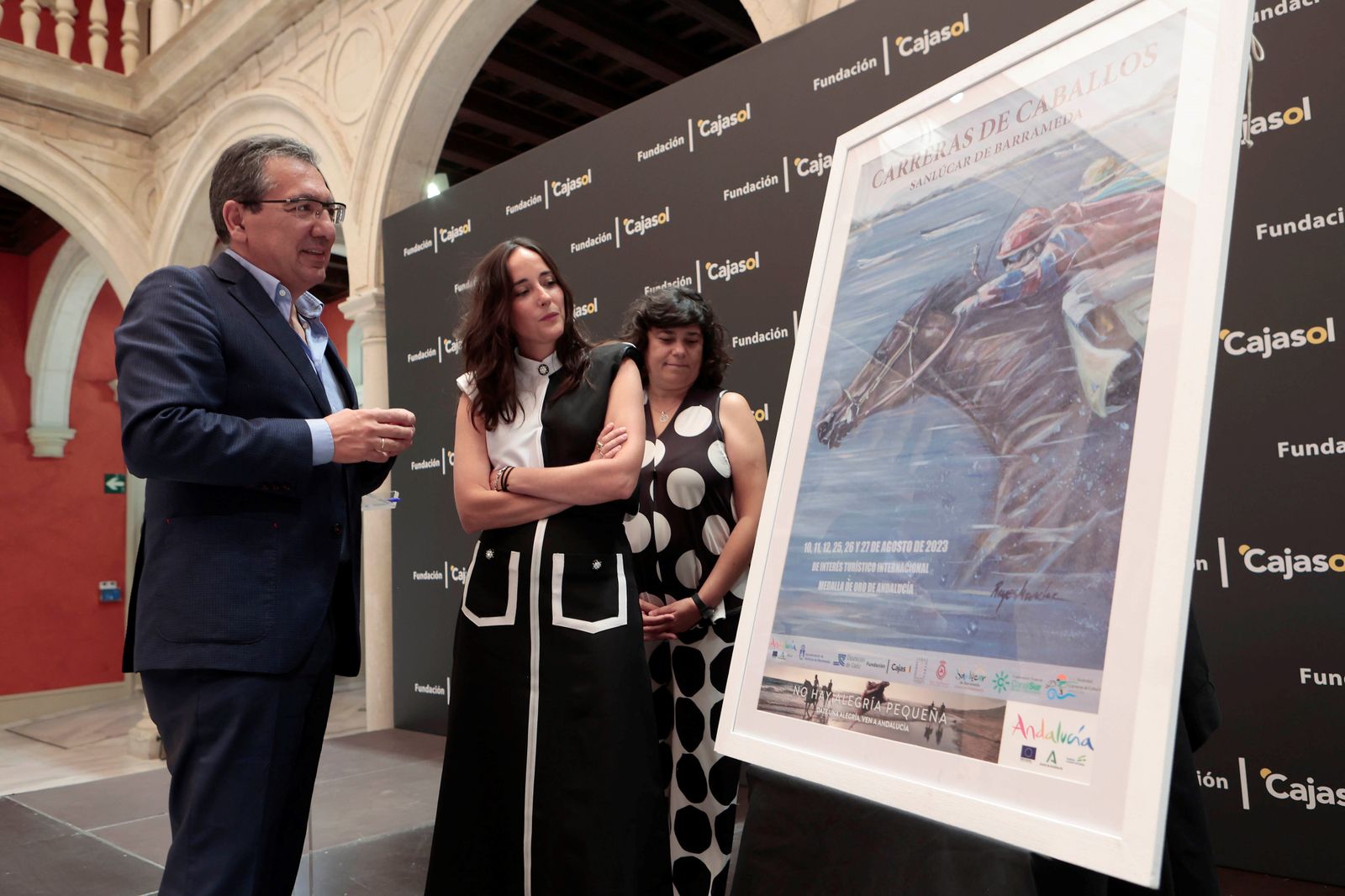 Presentación del cartel de las carreras de caballos en Sanlúcar de Barrameda