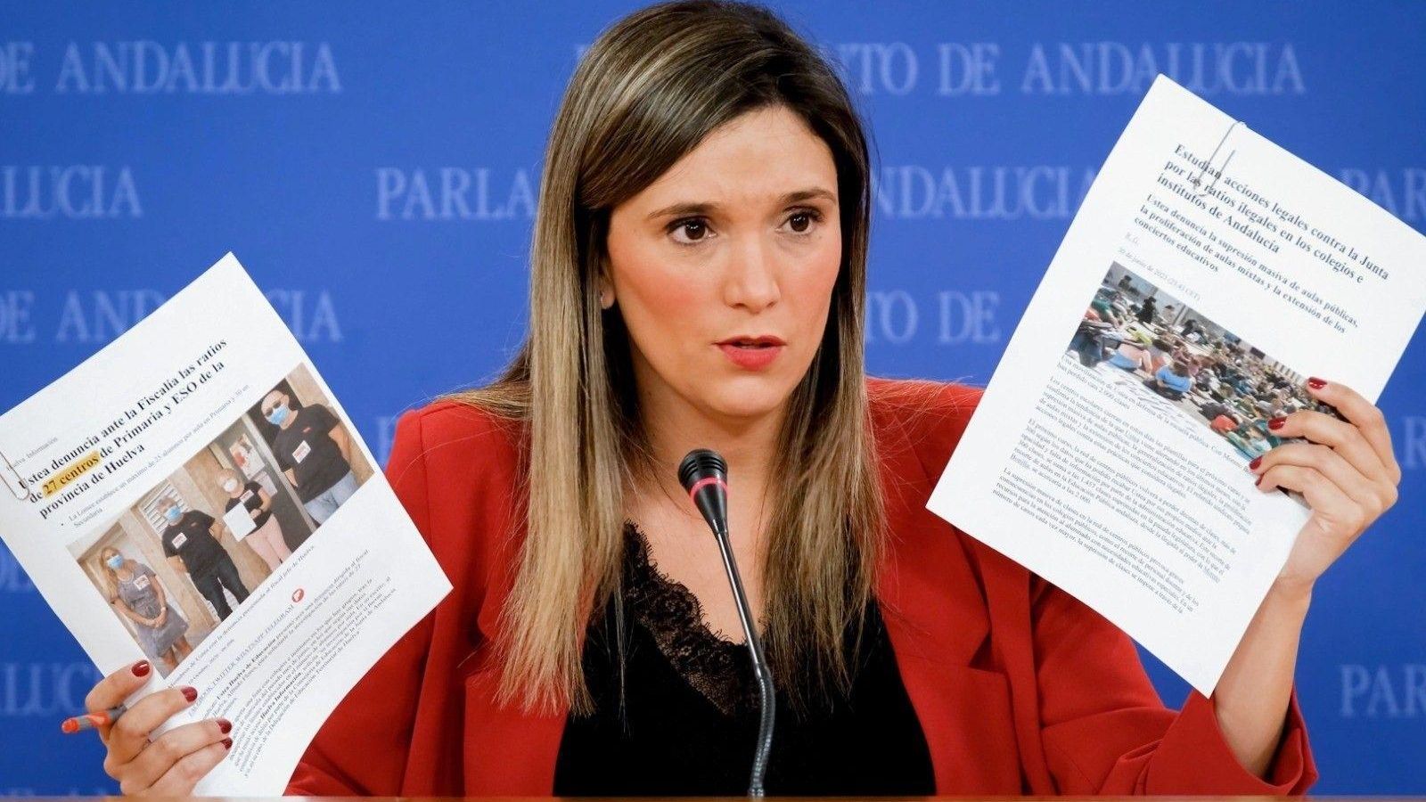 La parlamentaria onubese María Márquez.