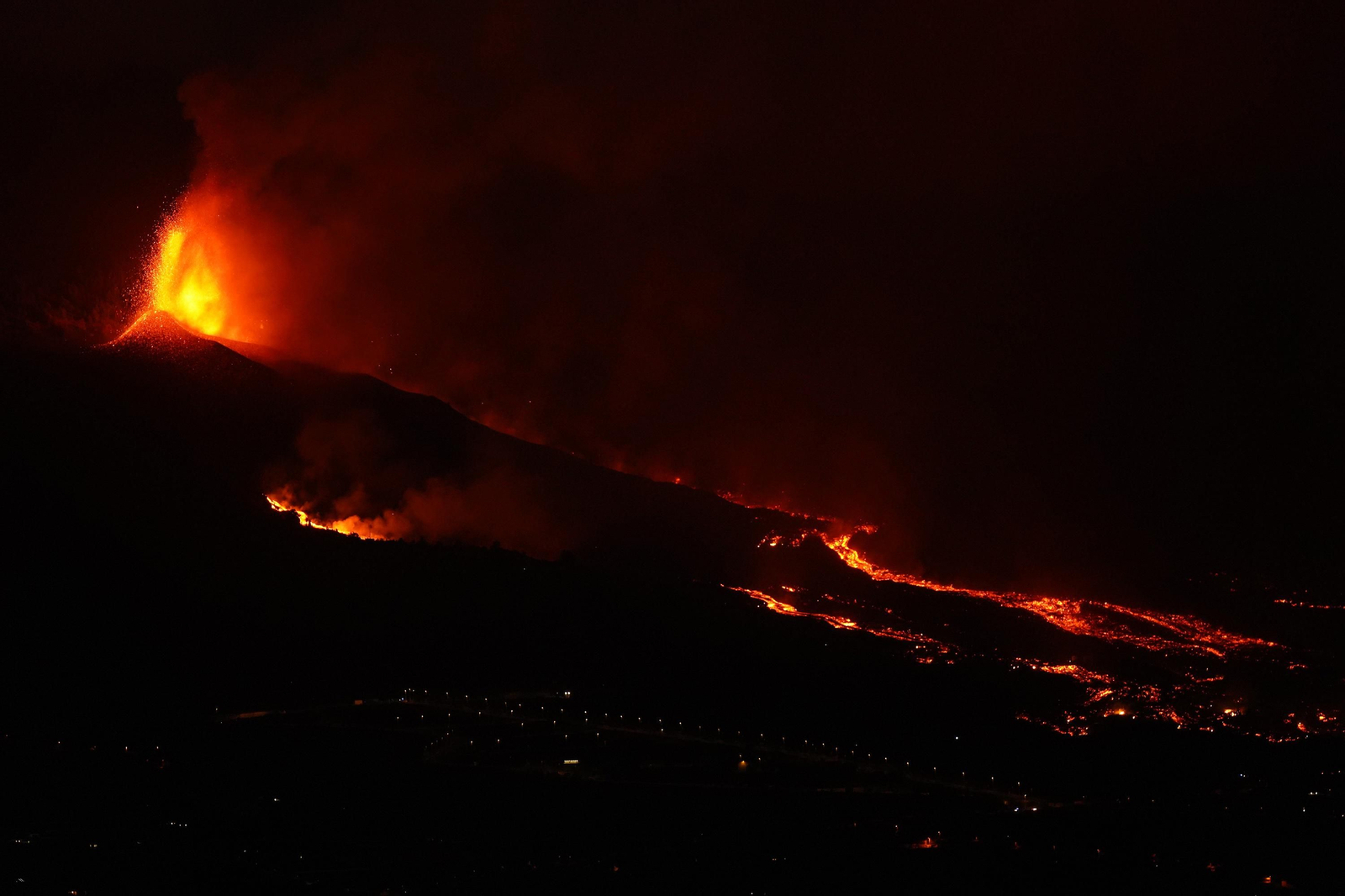 Las imágenes de los destrozos provocados por la lava del volcán de La Palma