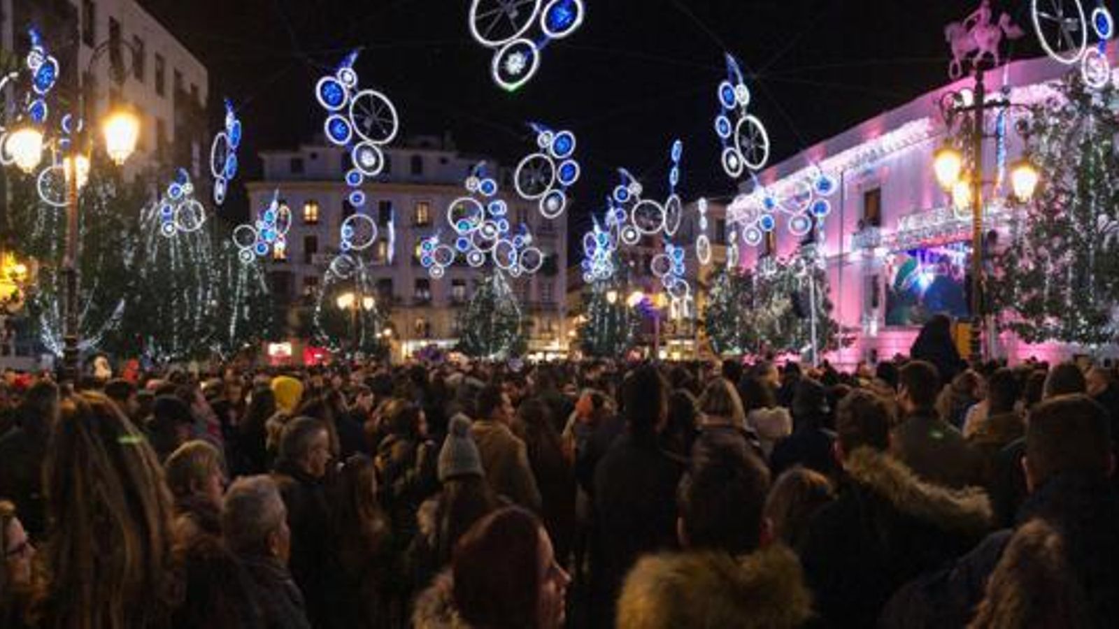 La Plaza del Carmen, abarrotada.