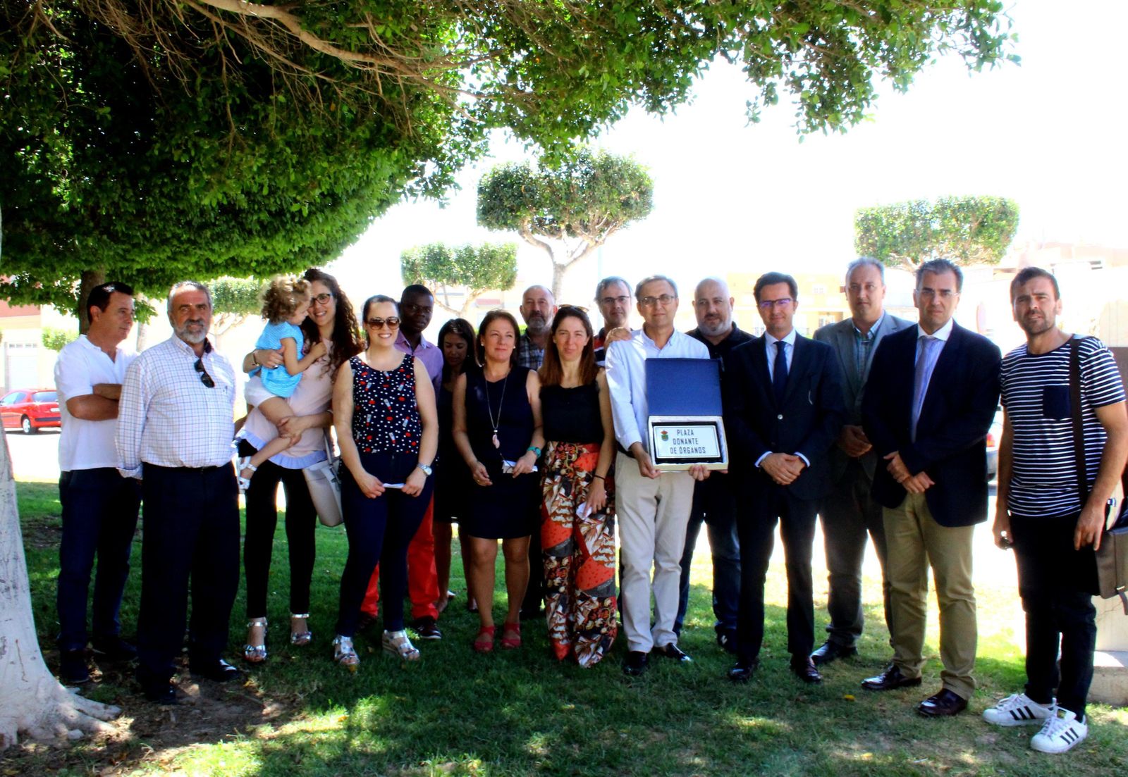 Una plaza para los donantes de órganos