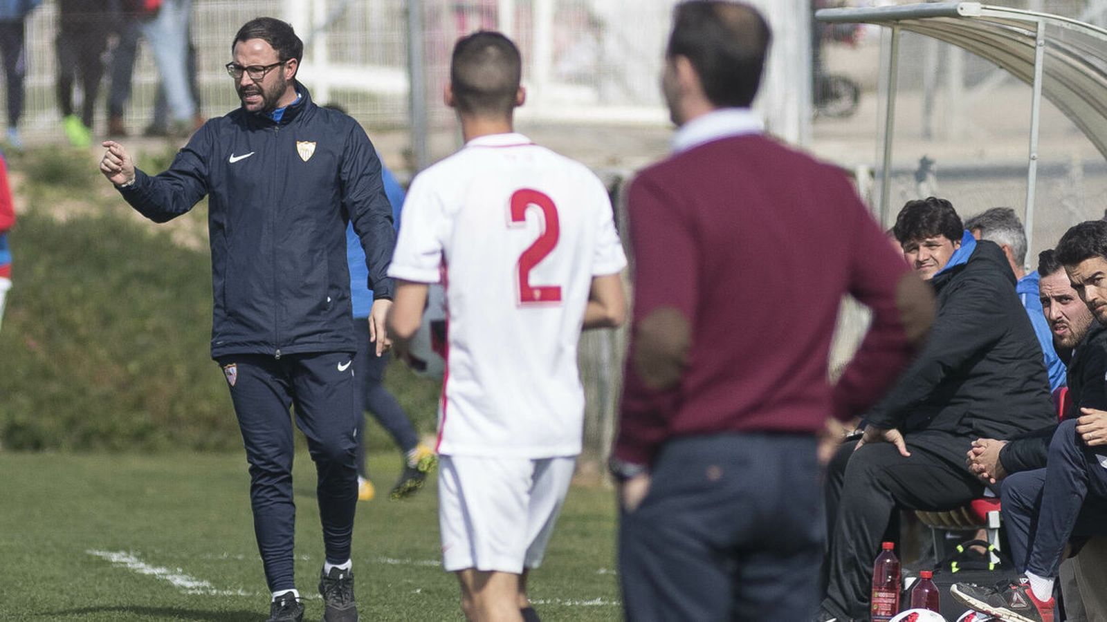 Lolo Rosano, entrenador del Sevilla C.