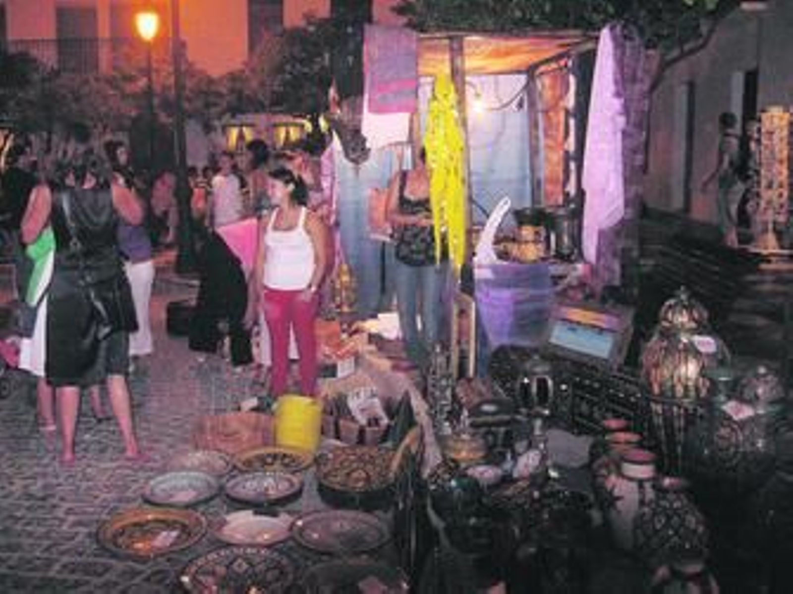 Vista de una de las ediciones anteriores del zoco en Benalmádena.