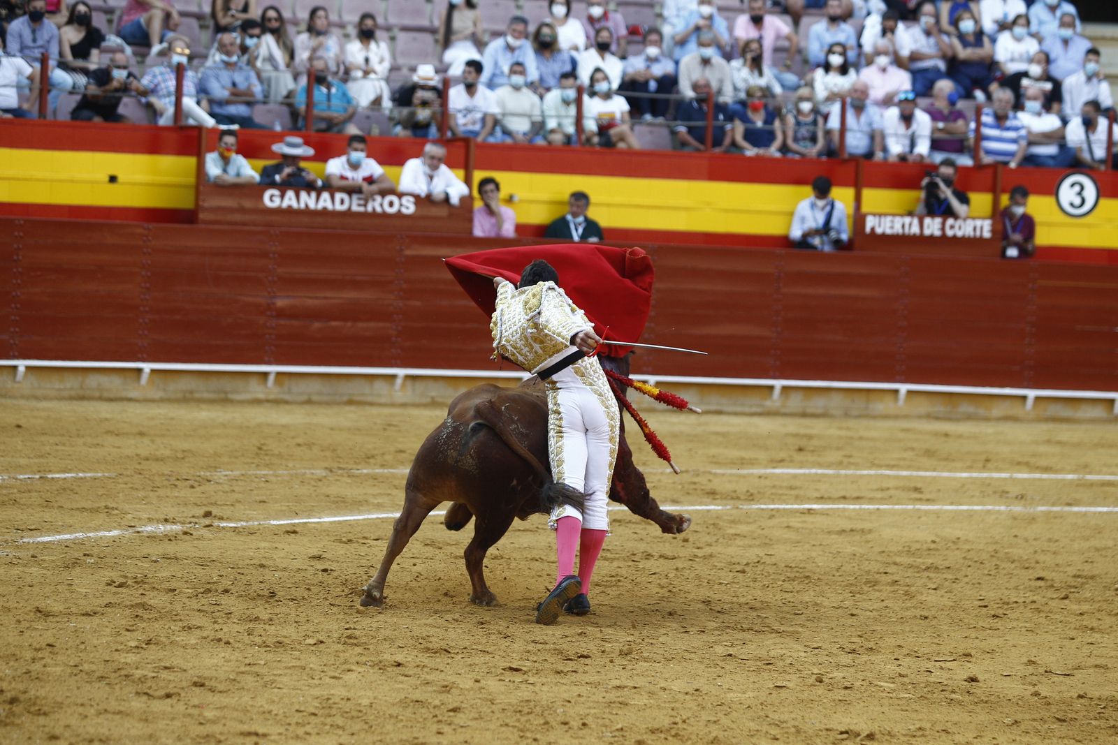 Fotogalería corrida de toros. Cayetano Rivera, Paco Ureña y Roca Rey. Roquetas de Mar.