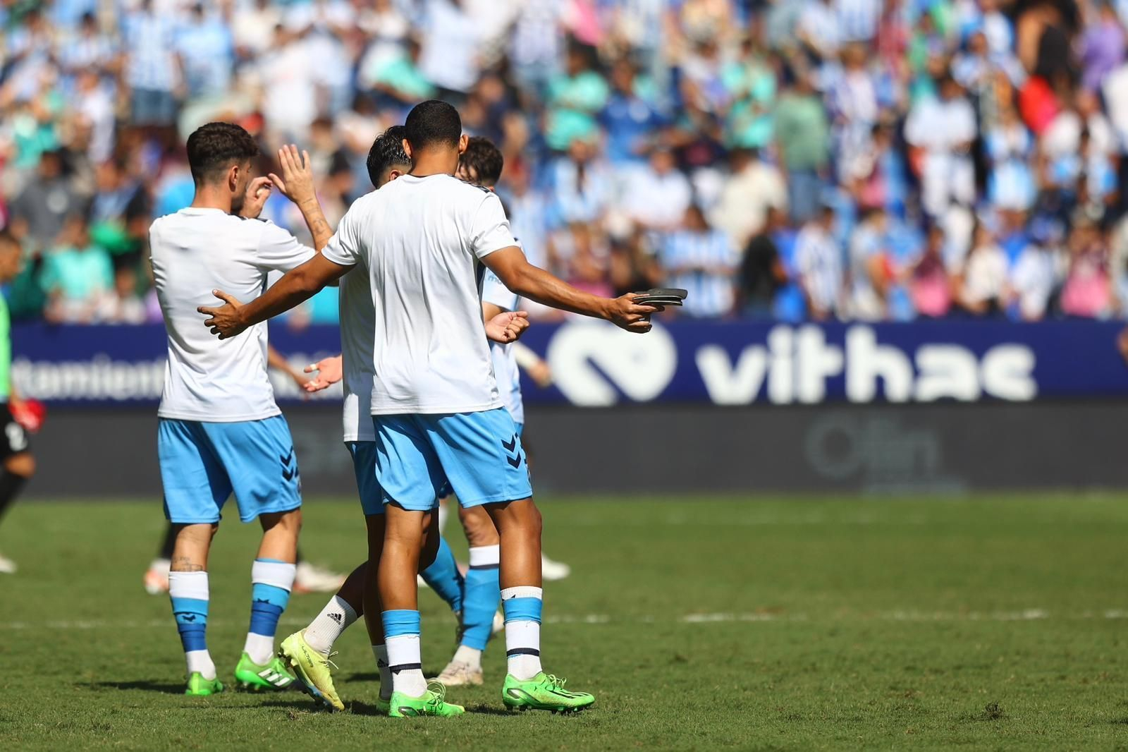 El Málaga CF-Melilla, en fotos