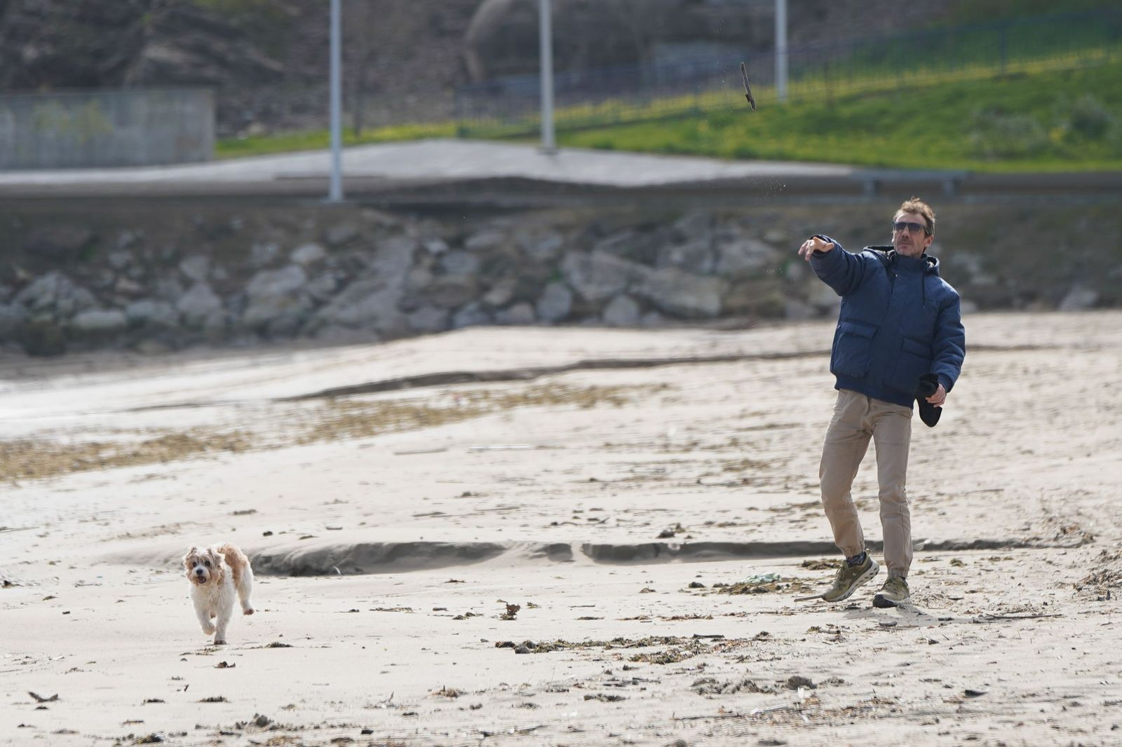 Una mañana en el paseo de la cornisa en Algeciras