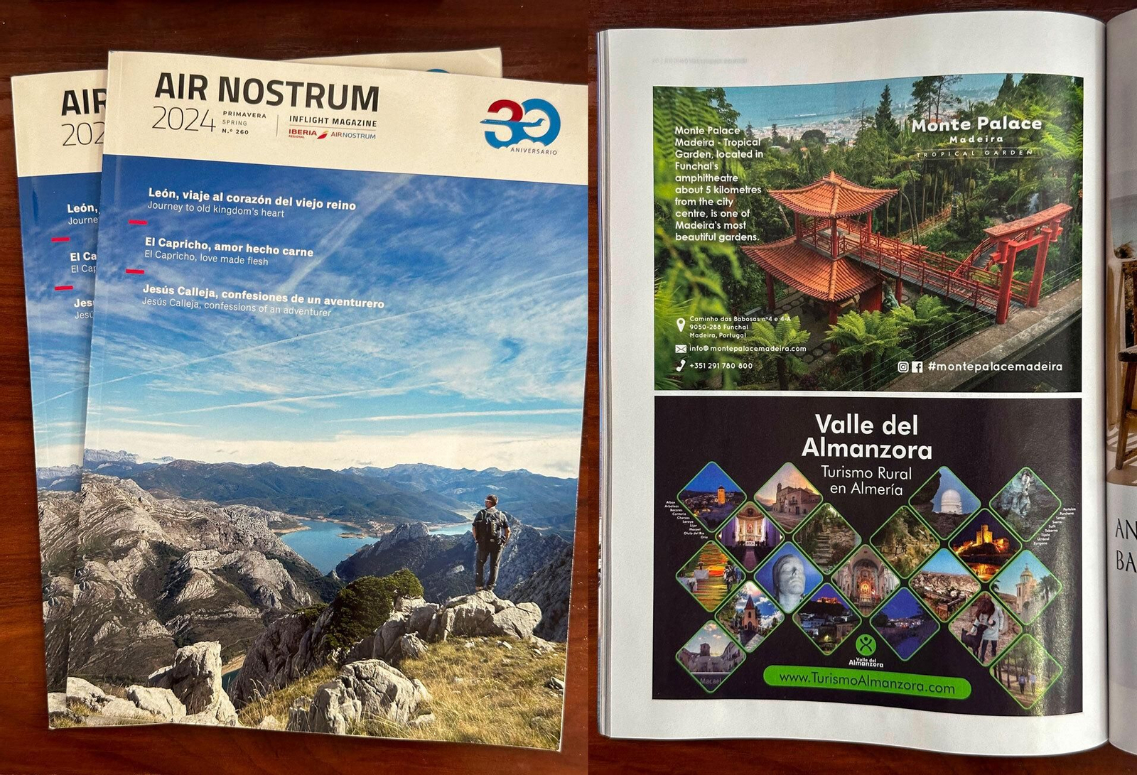 El Valle del Almanzora presenta su atractiva promoción turística en la revista.