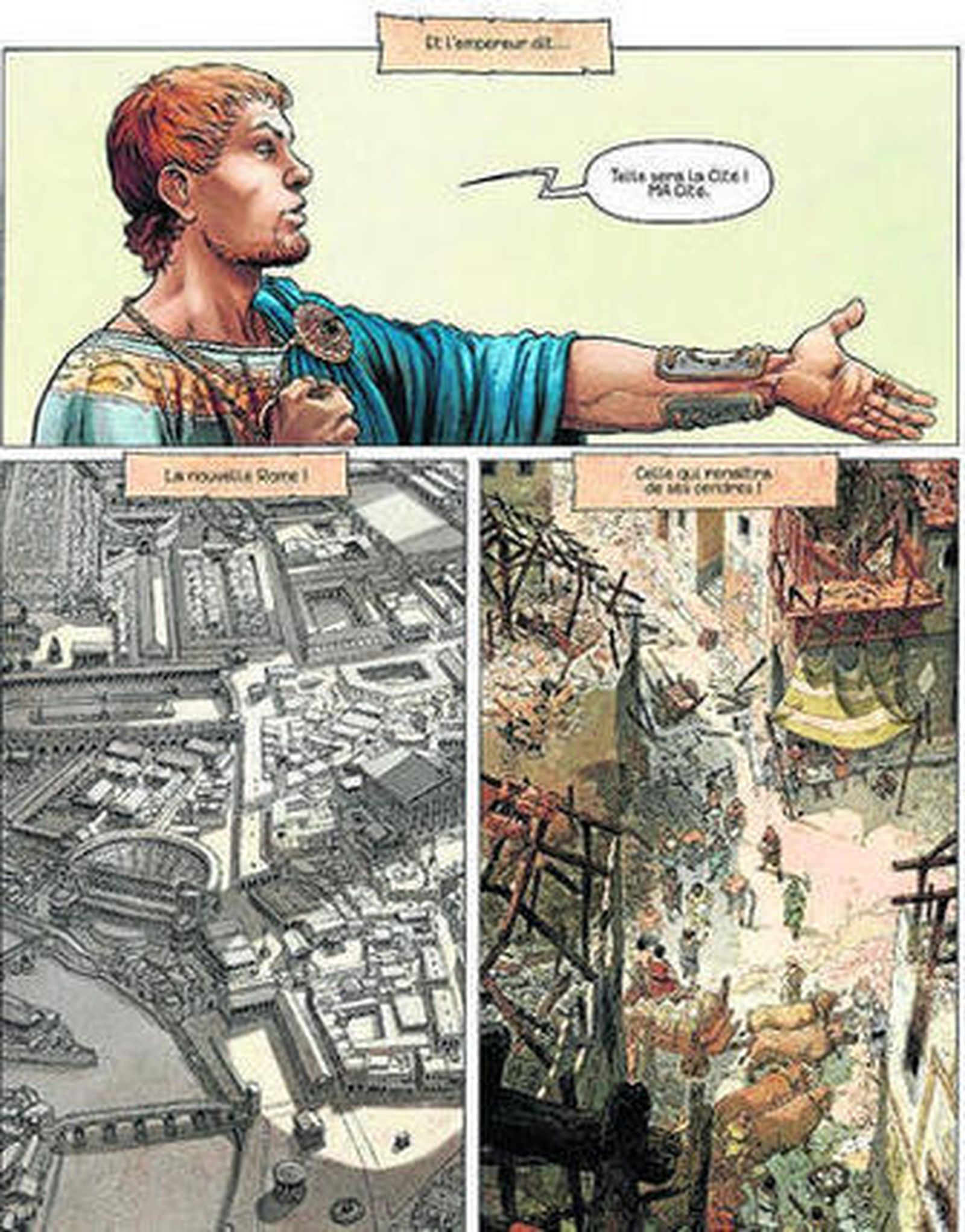 La noche cae sobre Roma