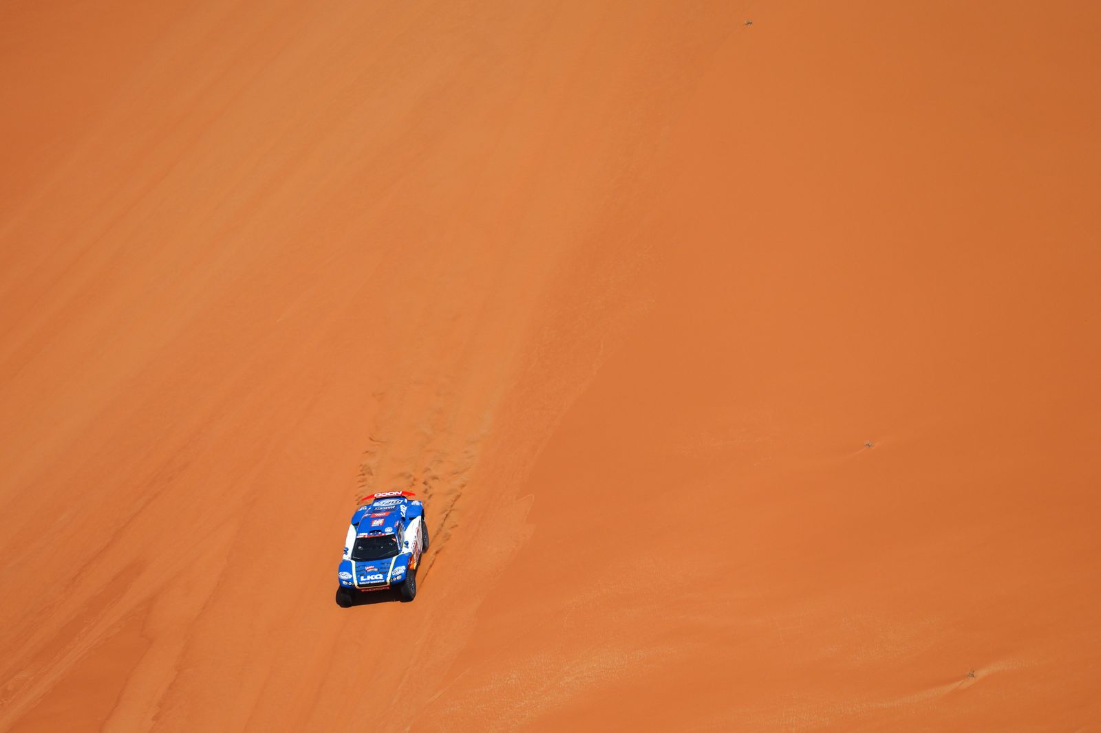 Las mejores fotos del Dakar por las dunas
