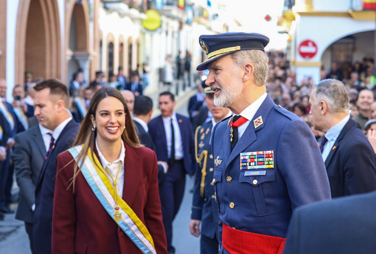 La llegada de S.M. el Rey Felipe VI a Palos de la Frontera, en fotografías