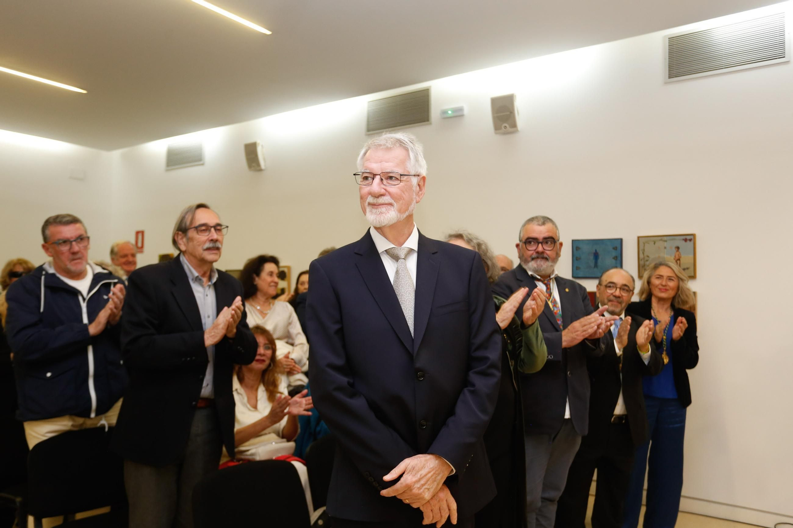 Fotos: Sylvain Marc toma posesión como académico de número en la Real Academia Provincial de Bellas Artes de Cádiz