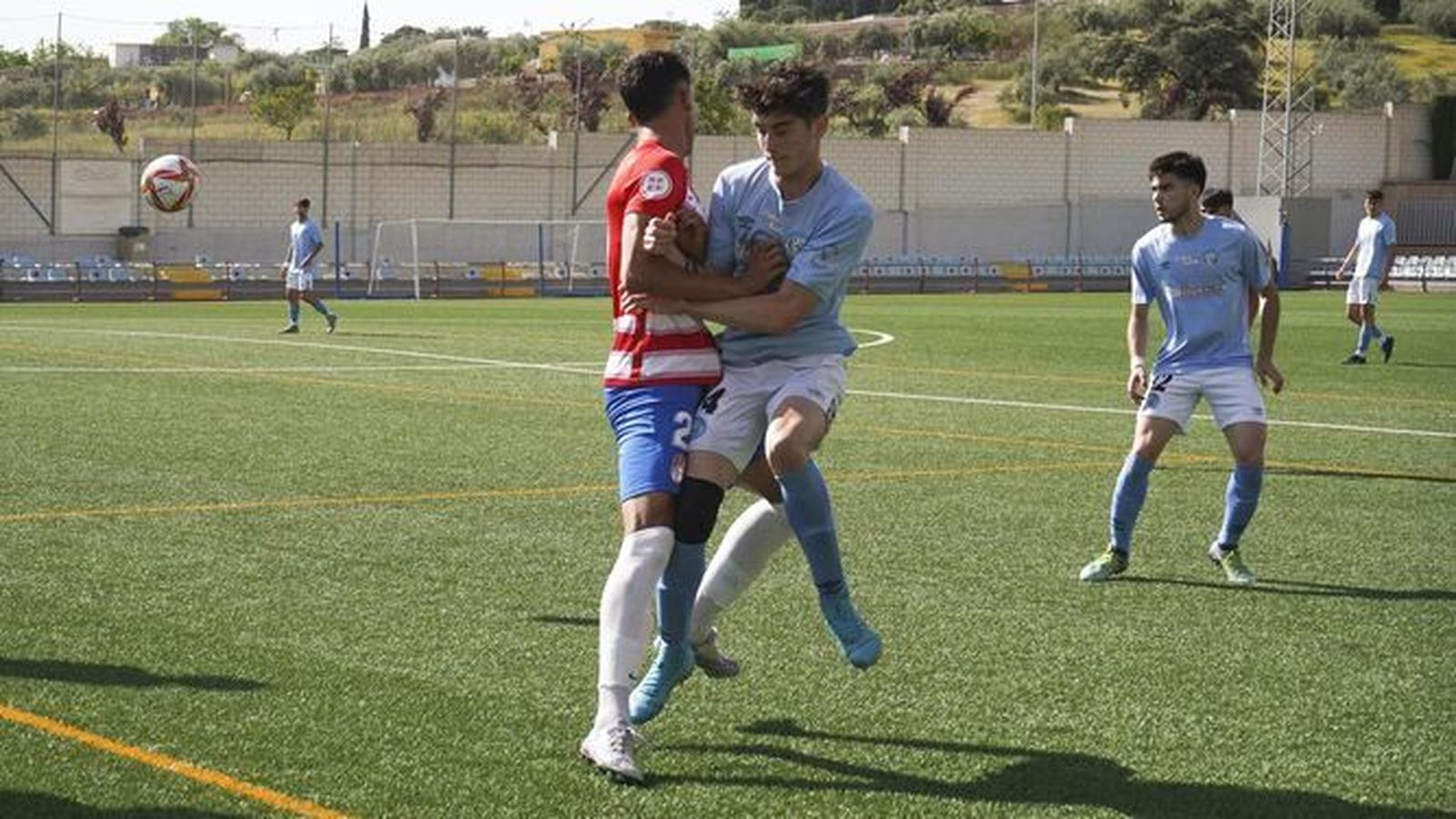 Un partido de la pasada temporada del Granada juvenil