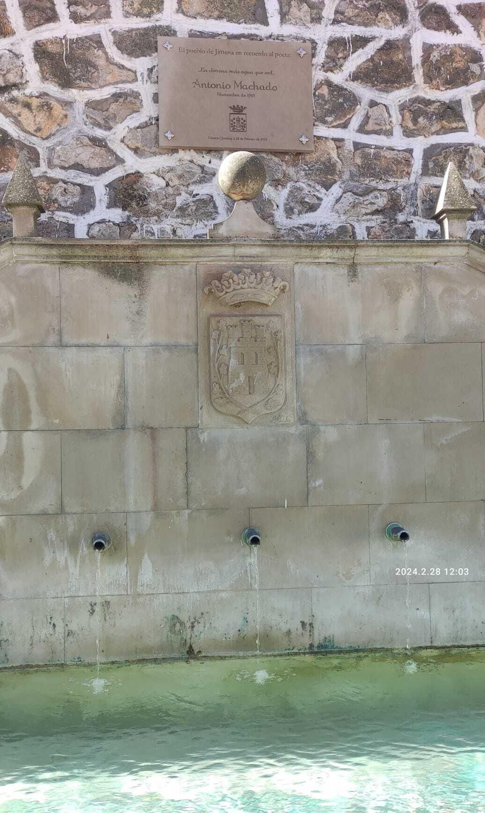 Placa conmemorativa.