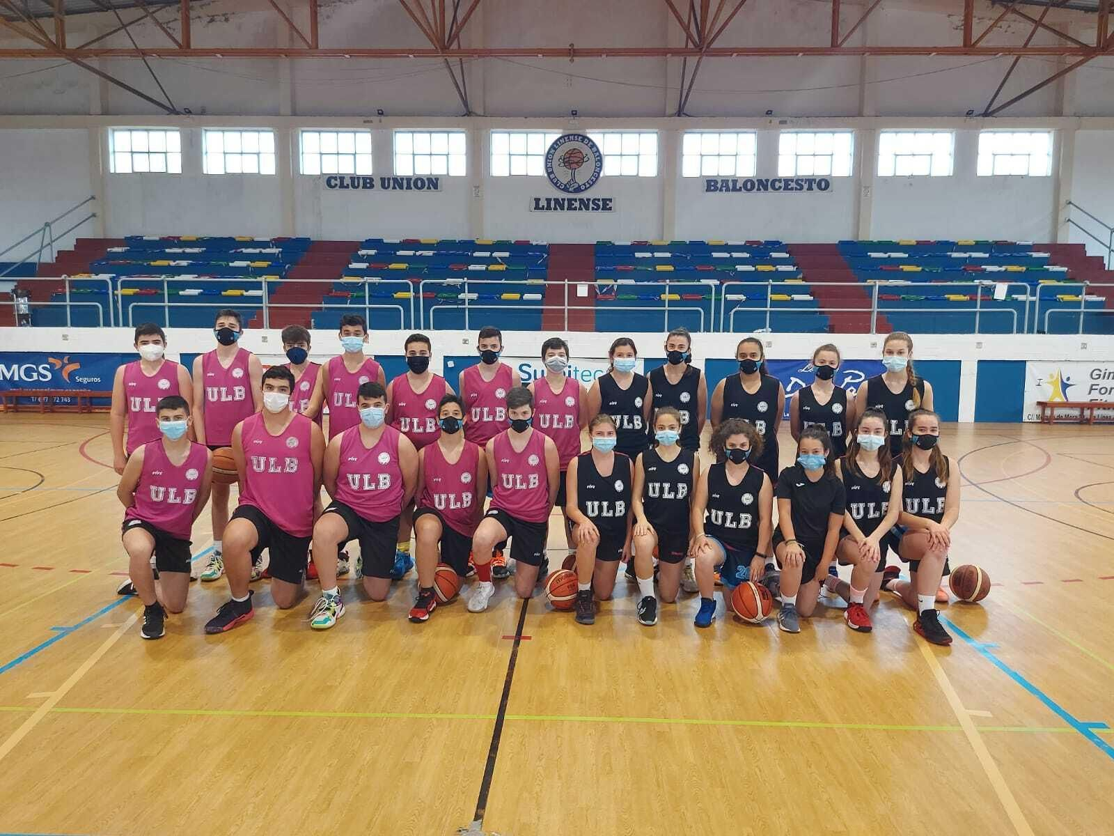 Los equipos masculino y femenino de categoría infantil de la ULB