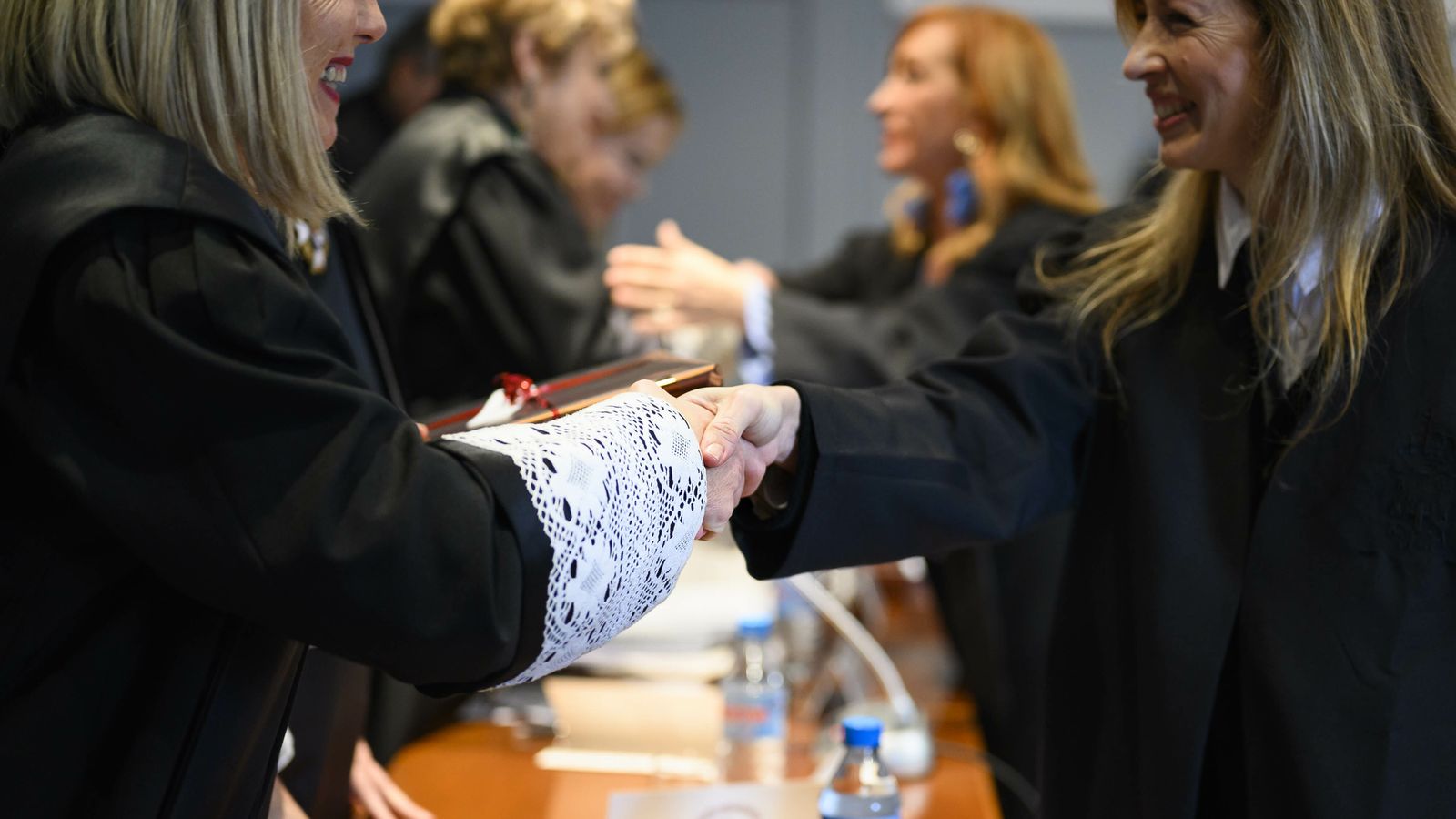 Un momento del homenaje.