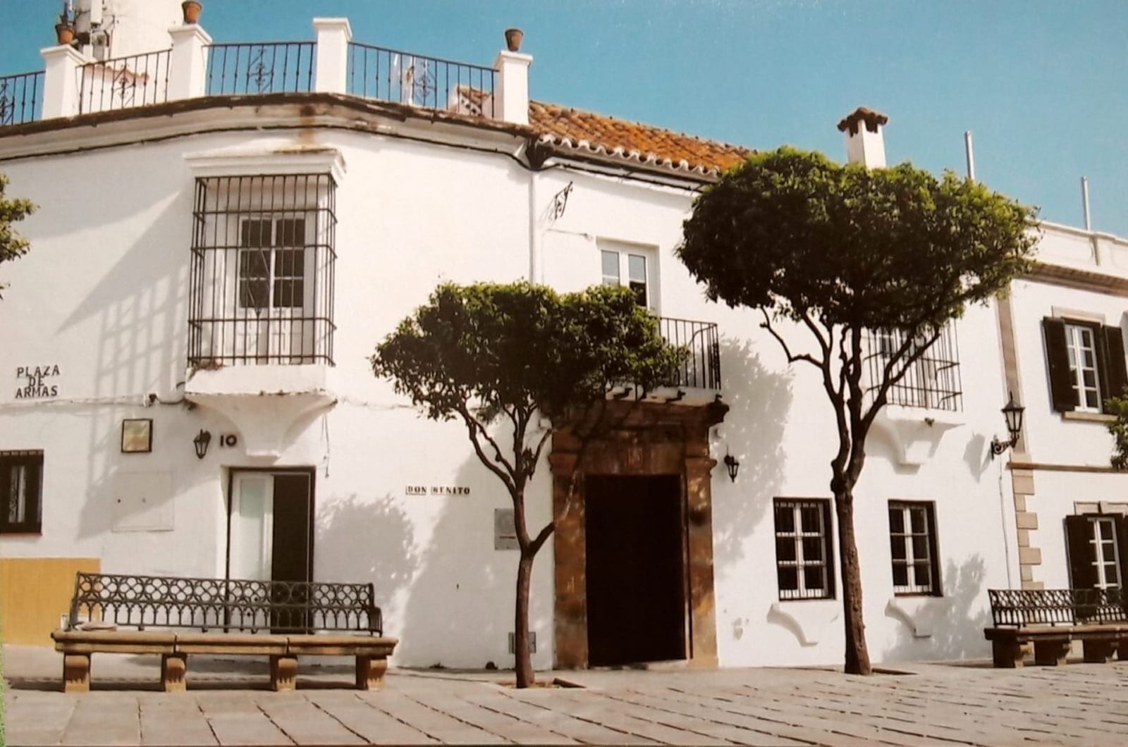 Edificio ocupado en 1886 como casa-cuartel de la Guardia Civil en San Roque.