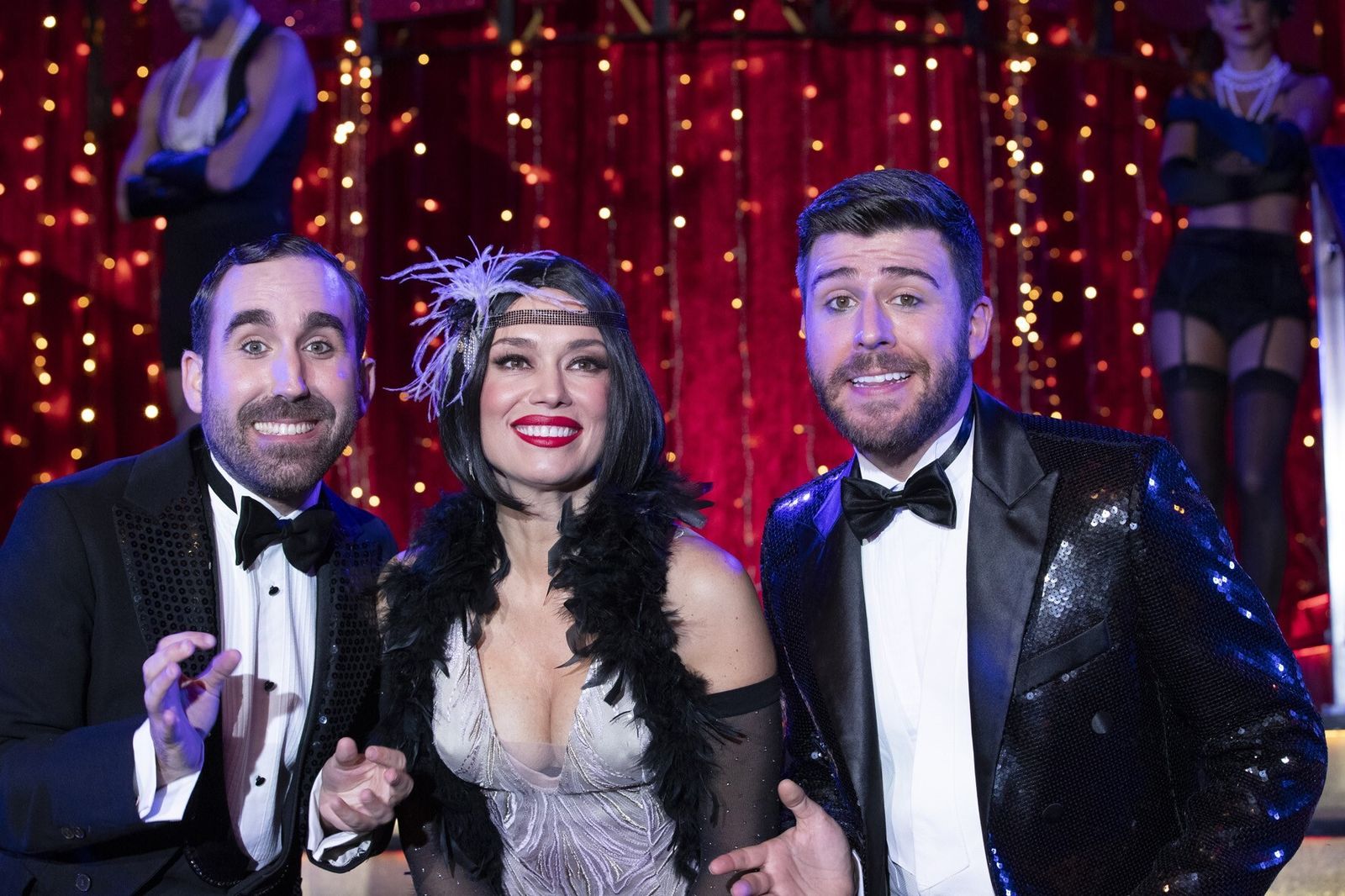 Aitor Albizua, Patricia Conde y Rodrigo Vázquez en 'Telepasión'