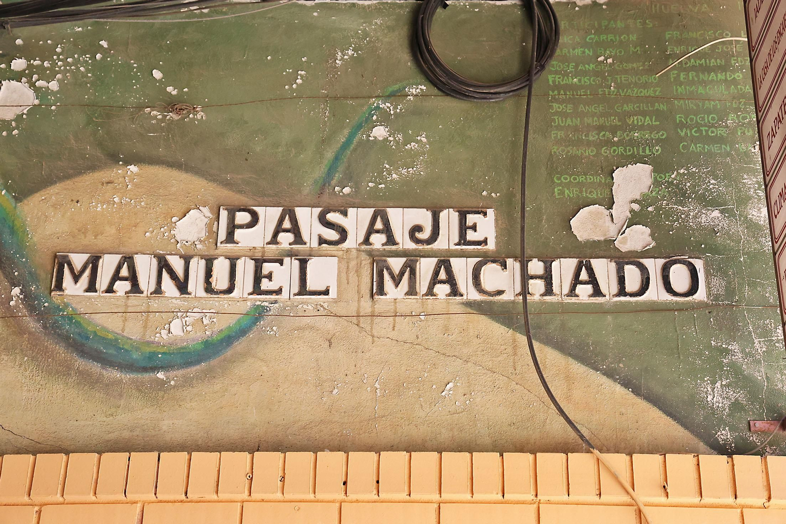 Pasaje Antonio Machado, punto de unión entre La Merced y el centro de la ciudad