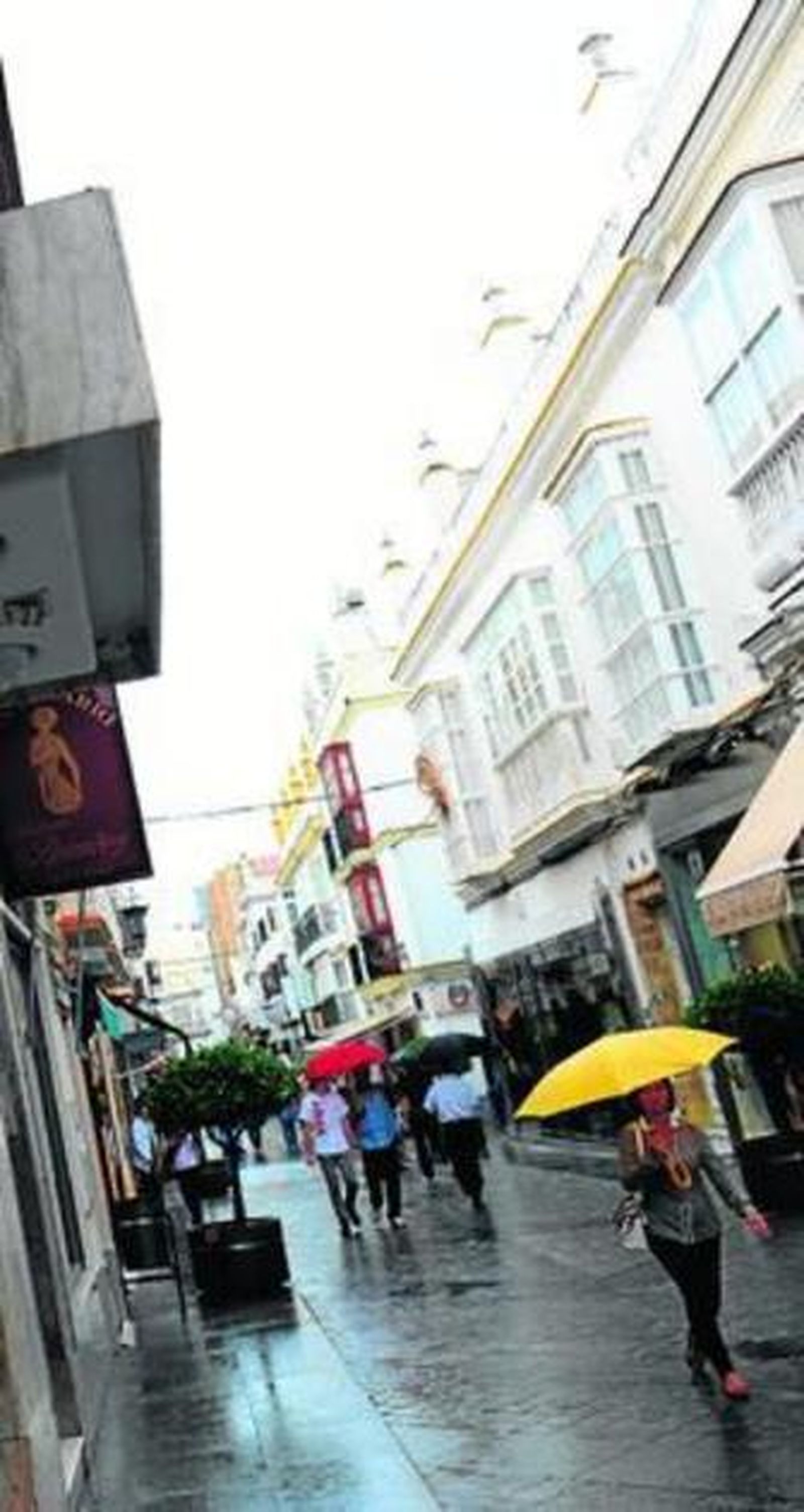La calle Rosario, una de las principales vías comerciales.