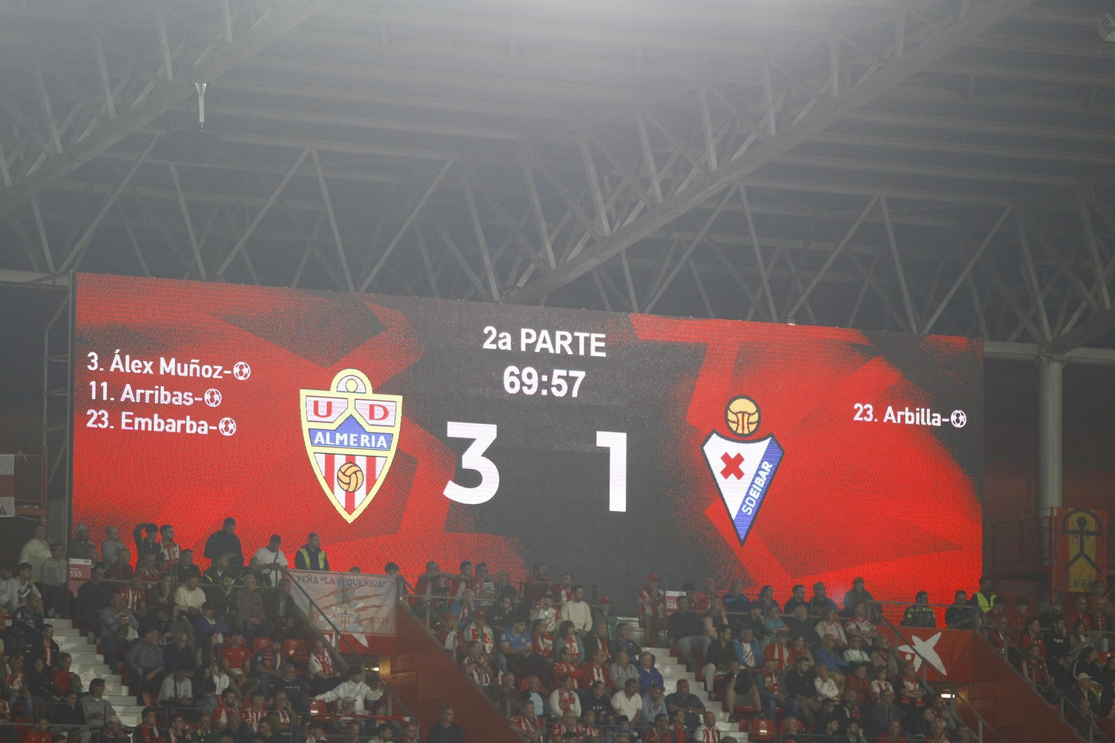 Las fotos del partido U.D. Almería - S.D. Eibar