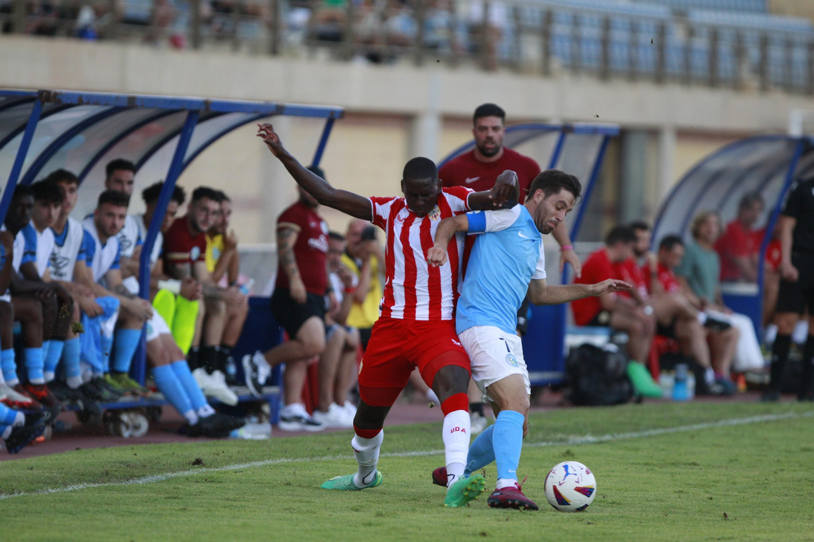 Imágenes del amistoso El Ejido-U.D. Almería