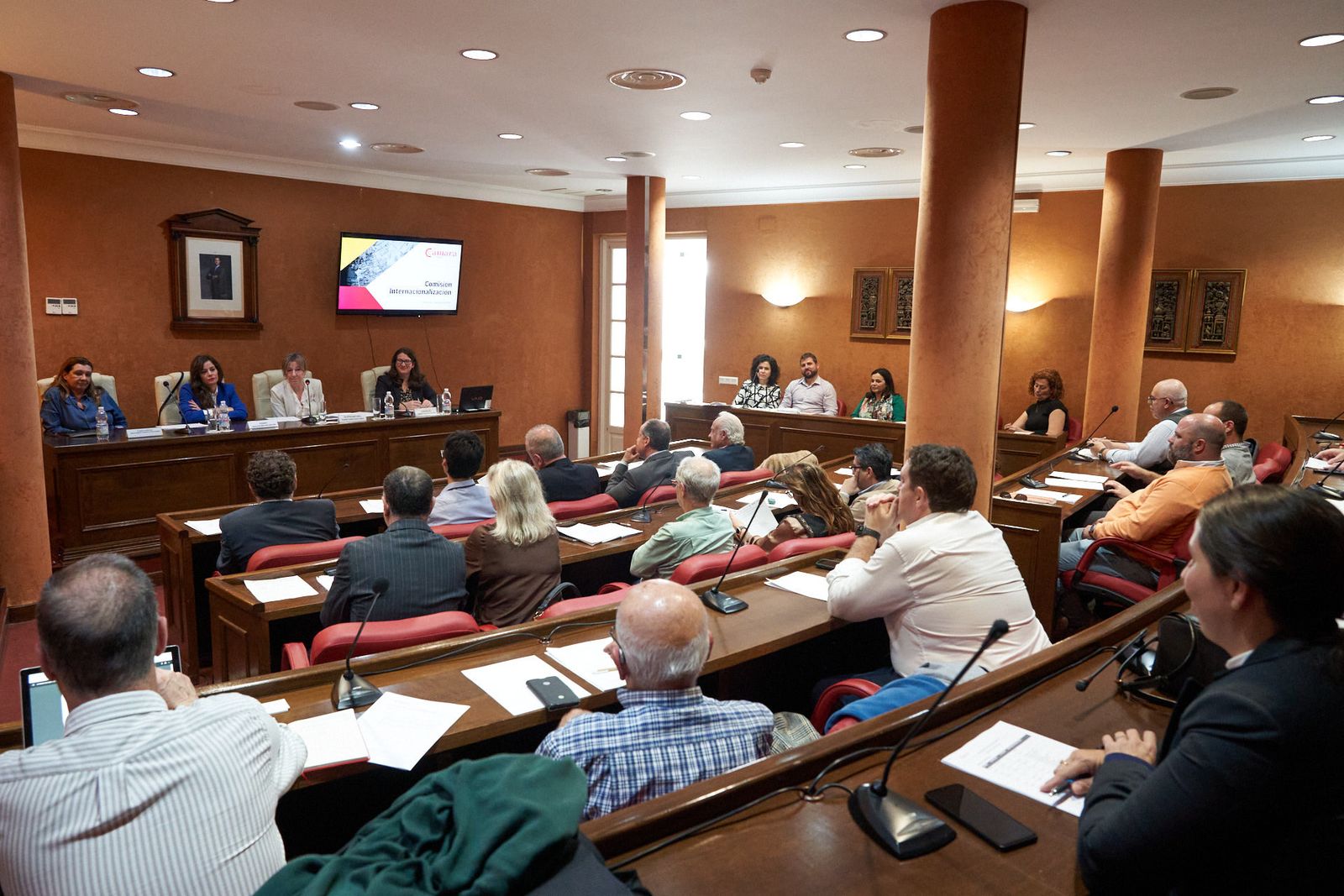 Comisión de internacionalización de la Cámara de Comercio de Málaga.