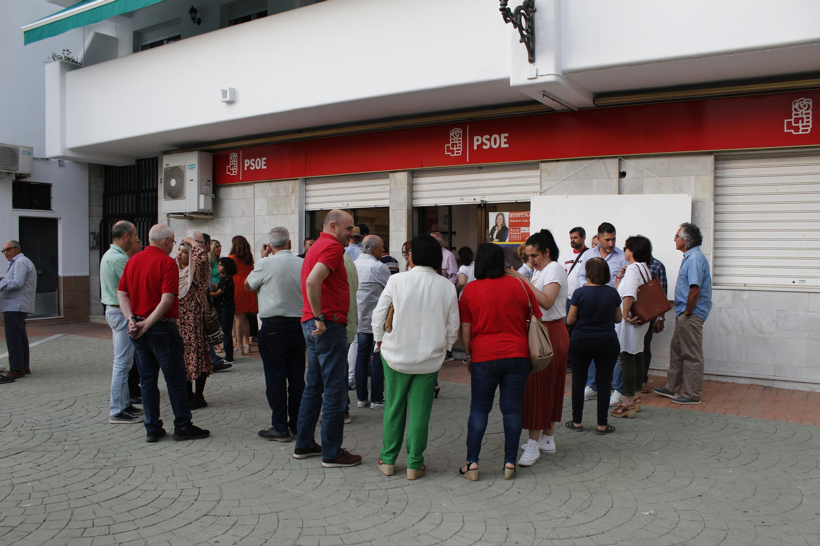 Fotos del inicio de campaña electoral en Algeciras
