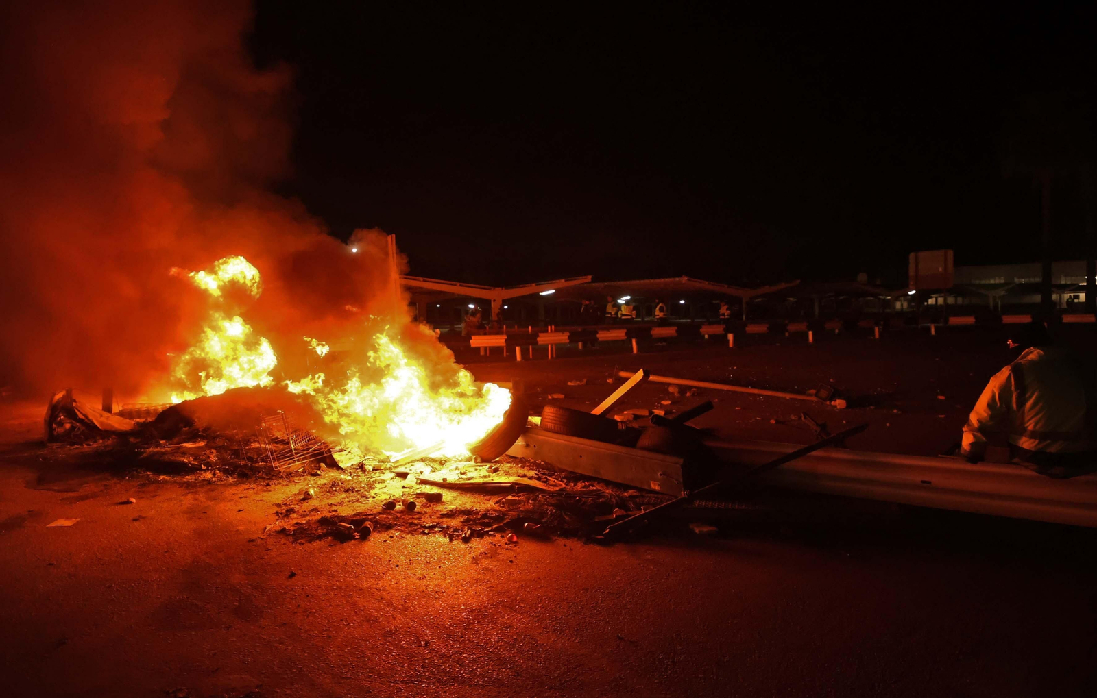 Imágenes de la segunda jornada de huelga en Acerinox