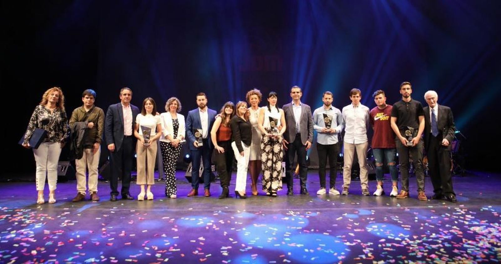 Imagen de los premiados.