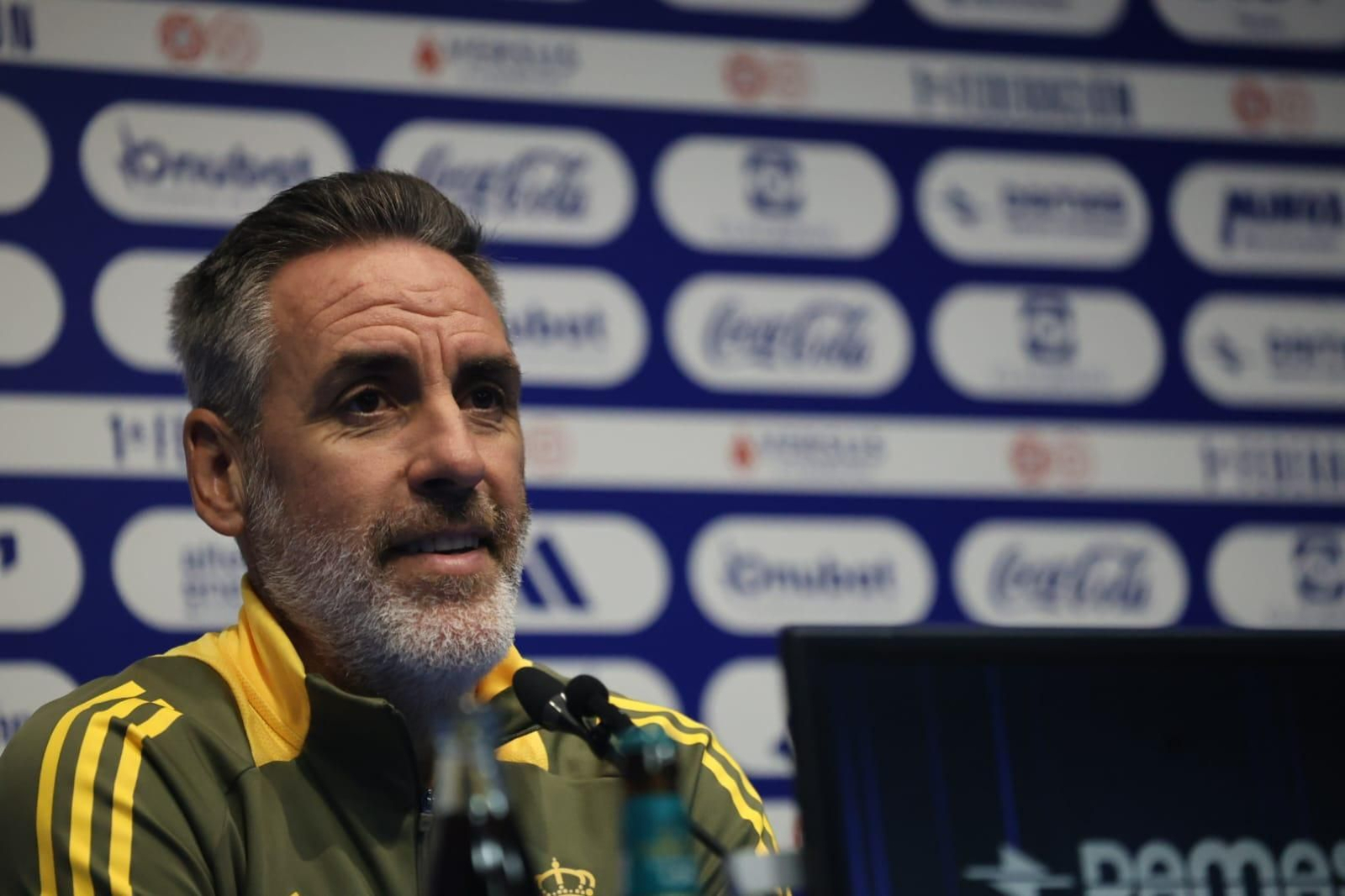 Abel Gómez, este jueves en rueda de prensa.