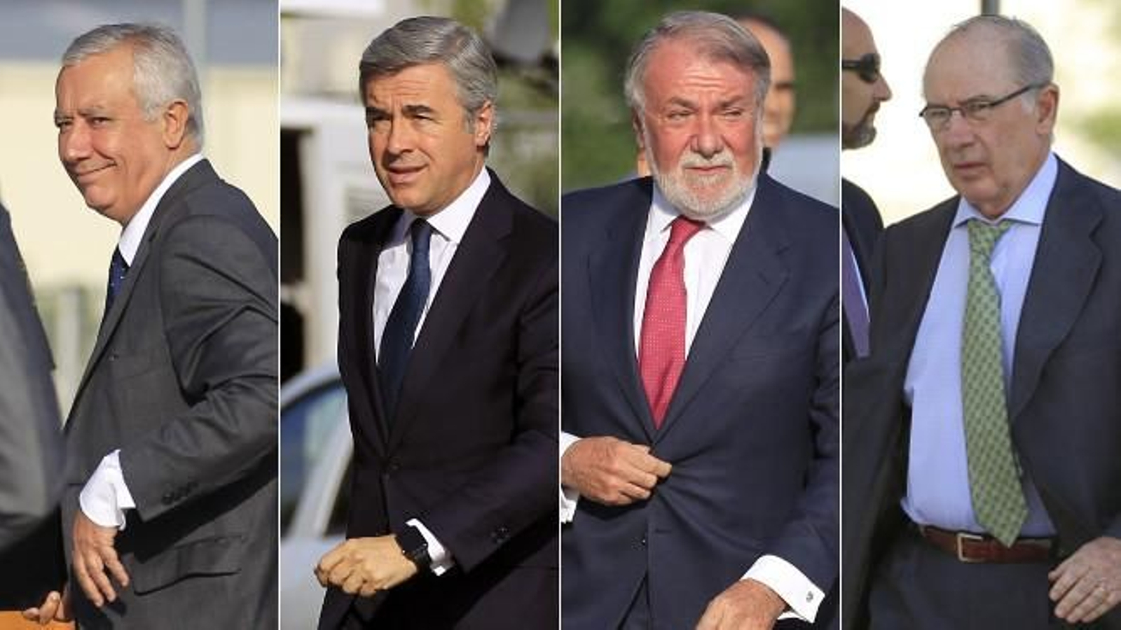 Javier Arenas, Ángel Acebes, Jaime Mayor Oreja y Rodrigo Rato.