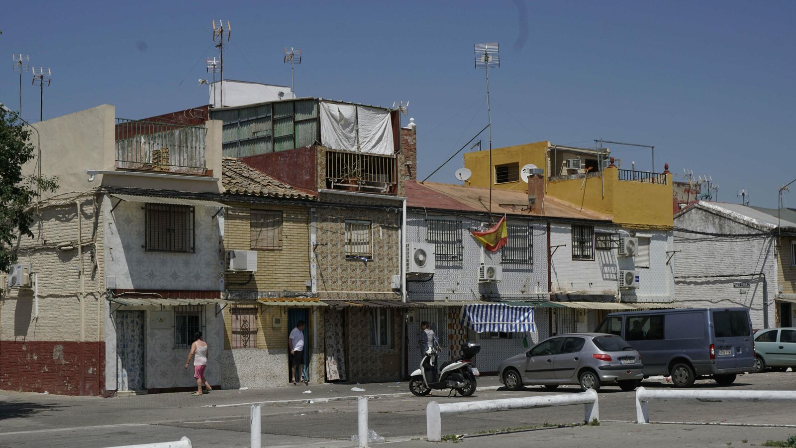 La plaza del Platanero, en Torreblanca.