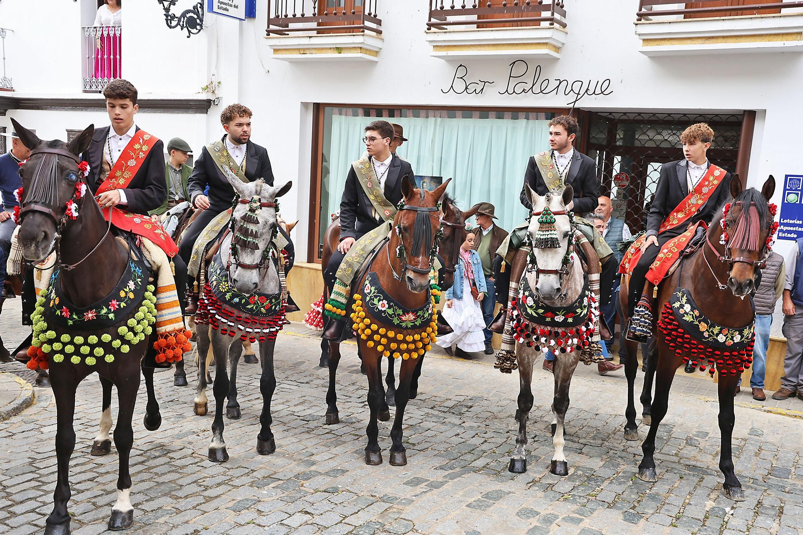 Las imágenes de la romería de San Benito Abad en el Cerro del Andévalo de Huelva