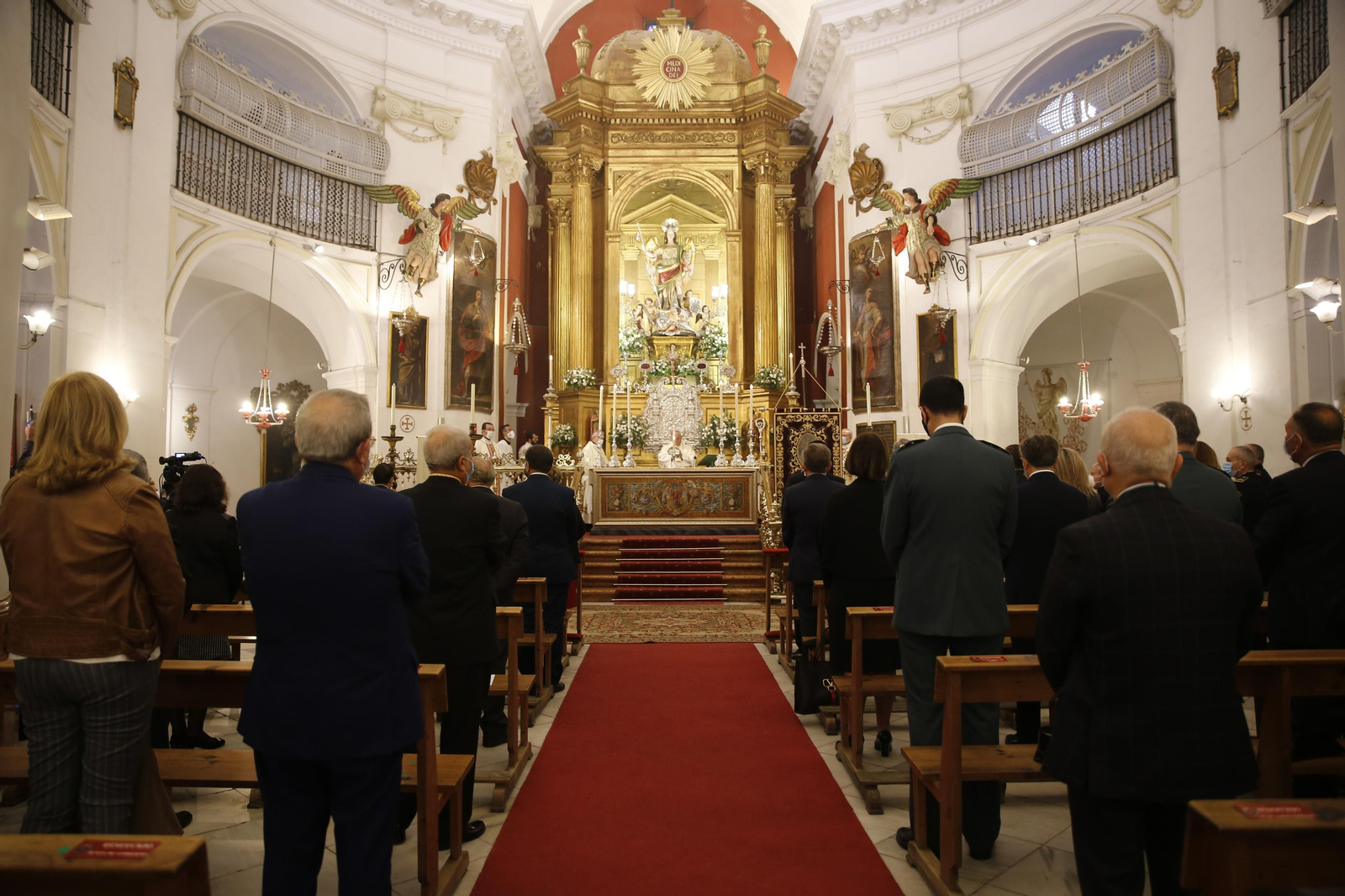Misa por San Rafael en la iglesia del Juramento.