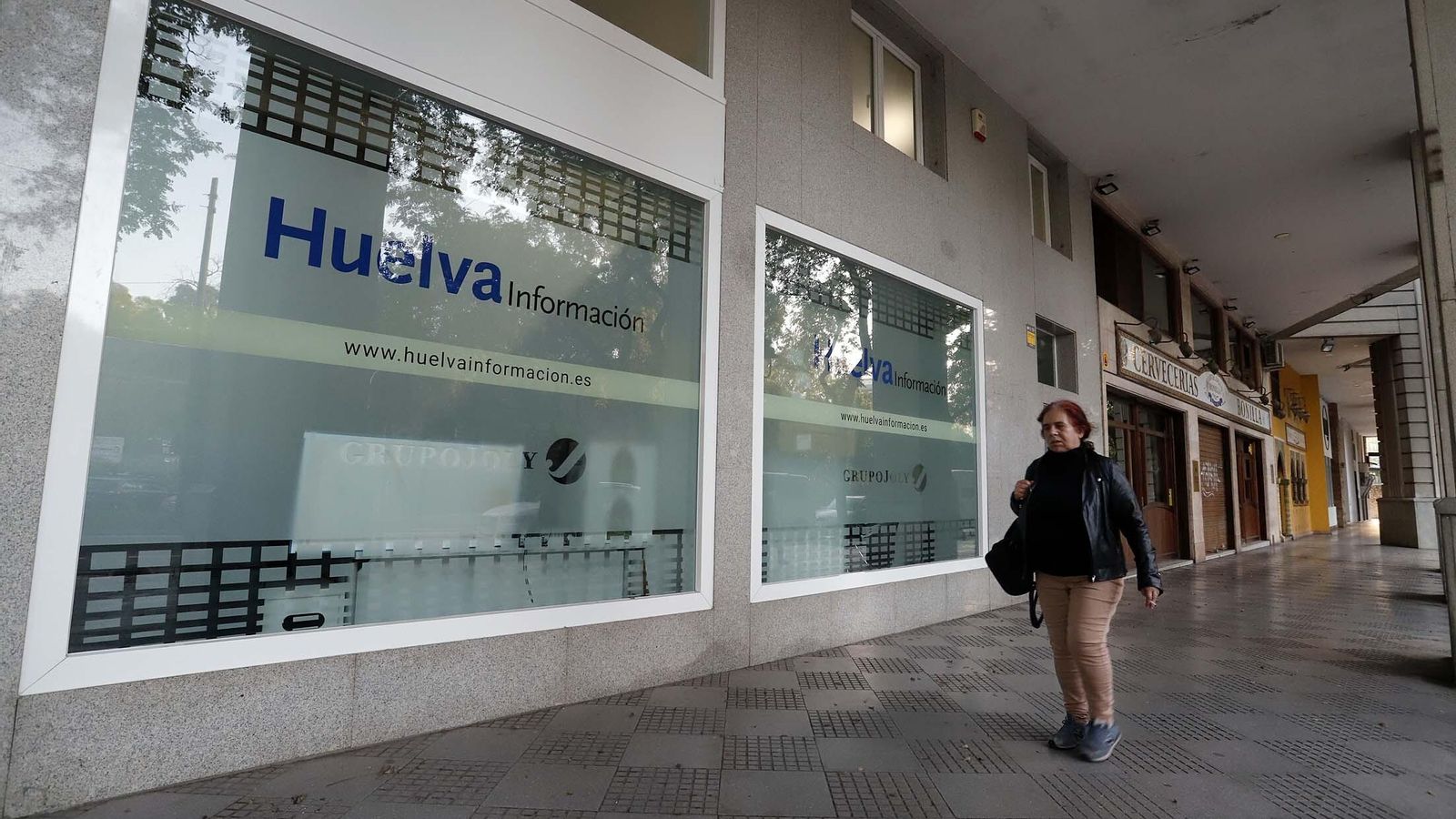 Fachada de la nueva sede de 'Huelva Información'.