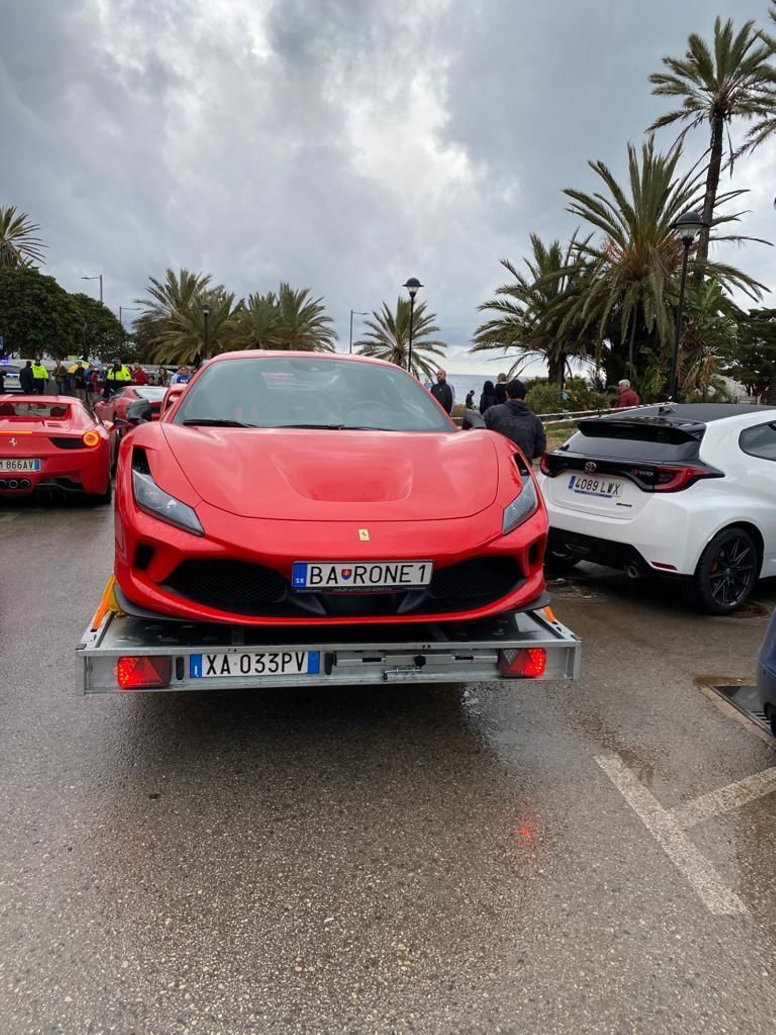 Los míticos Ferrari ya recorren la provincia.