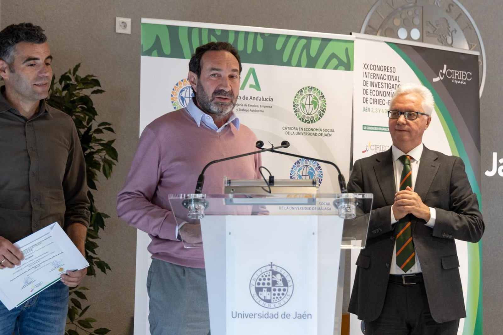 Entrega de premios y clausura del XX Congreso Internacional de Investigadores de Economía Social de Ciriec-España