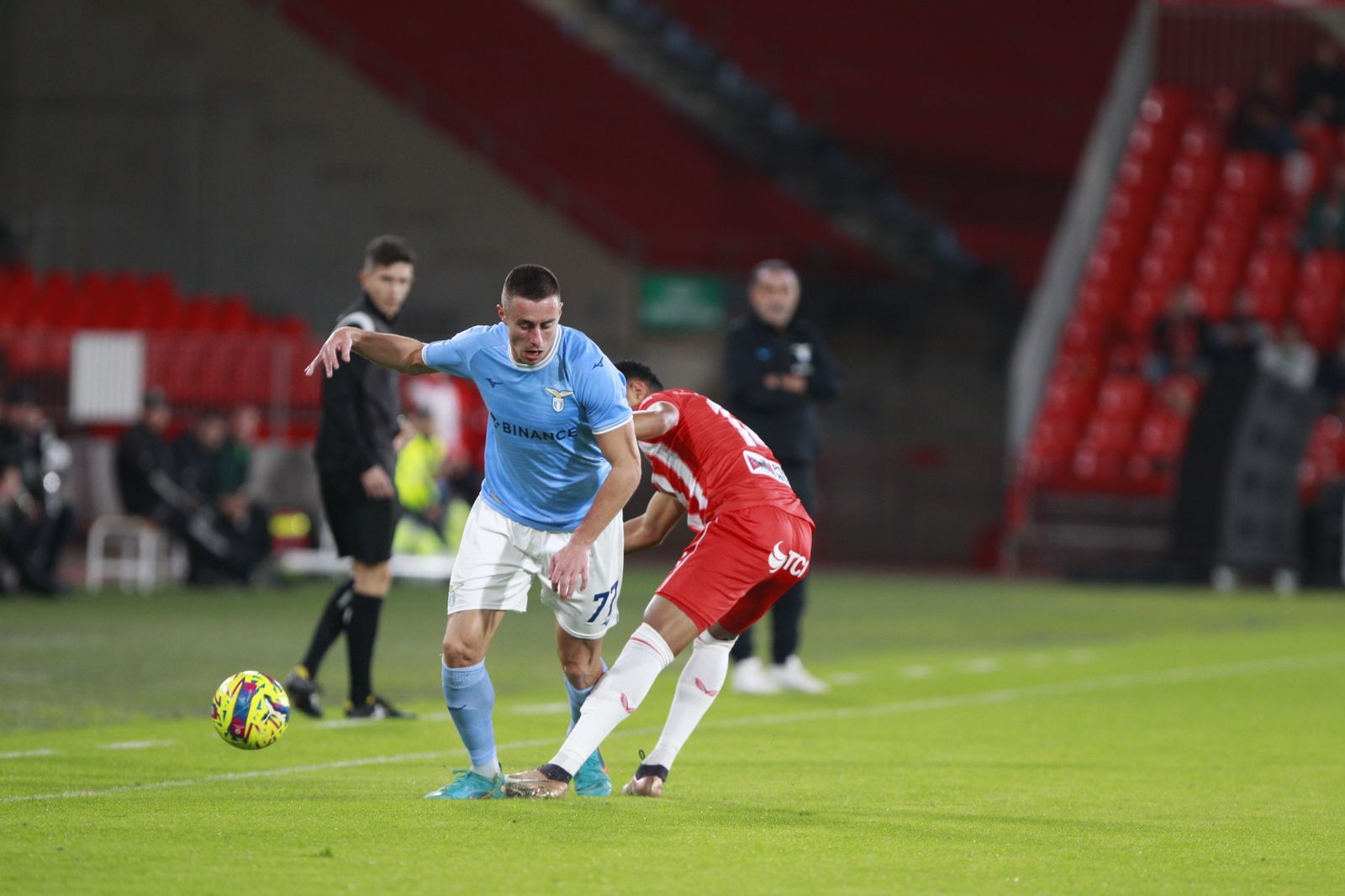 Imágenes del partido de fútbol amistoso U.D. Almería-Lazio