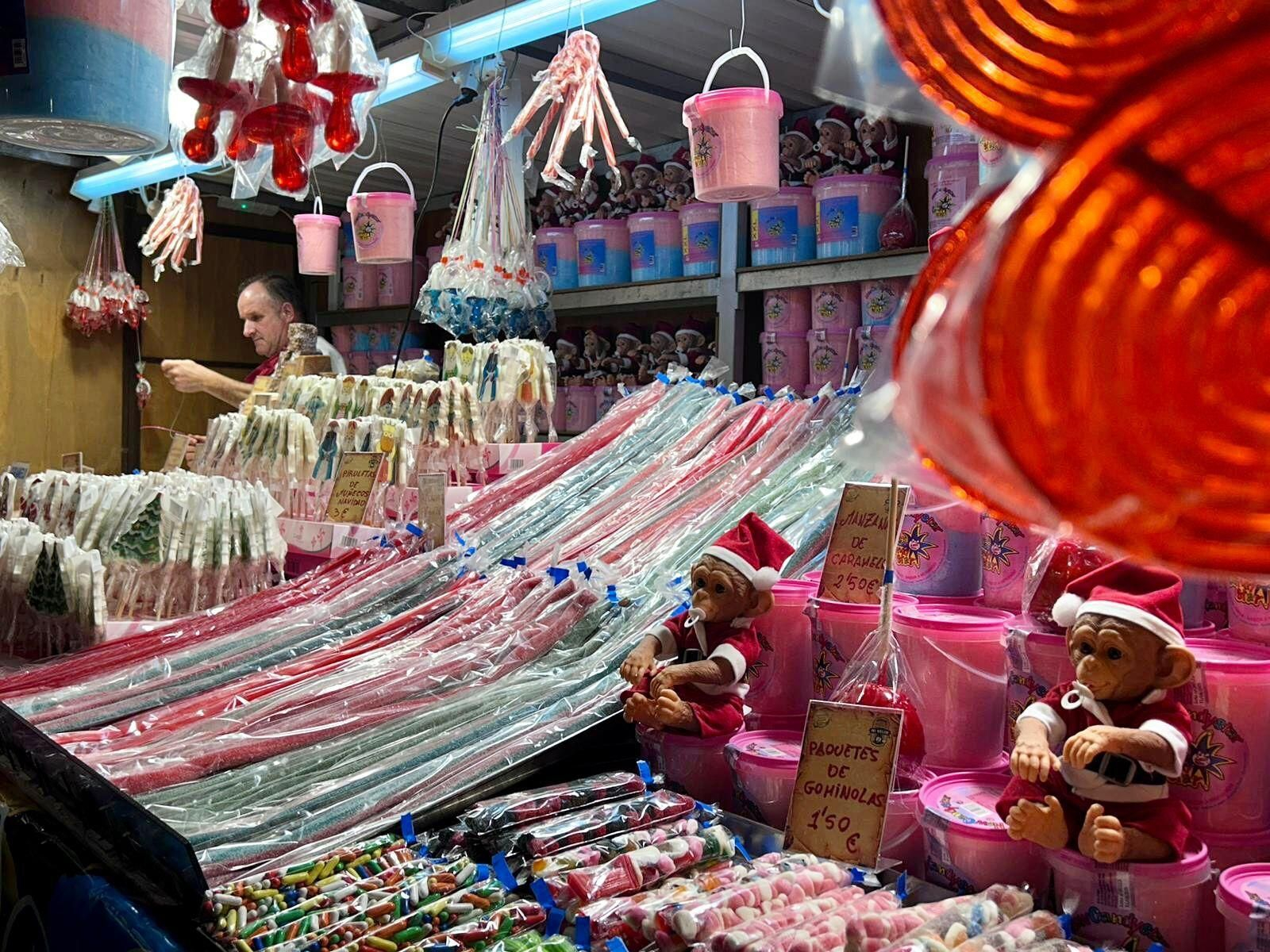 Mercado de Navidad 2023 en la plaza del Arenal de Jerez
